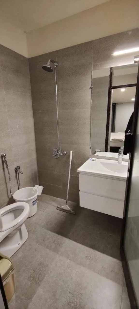 Shower in Grapes Garden Resort Hunza