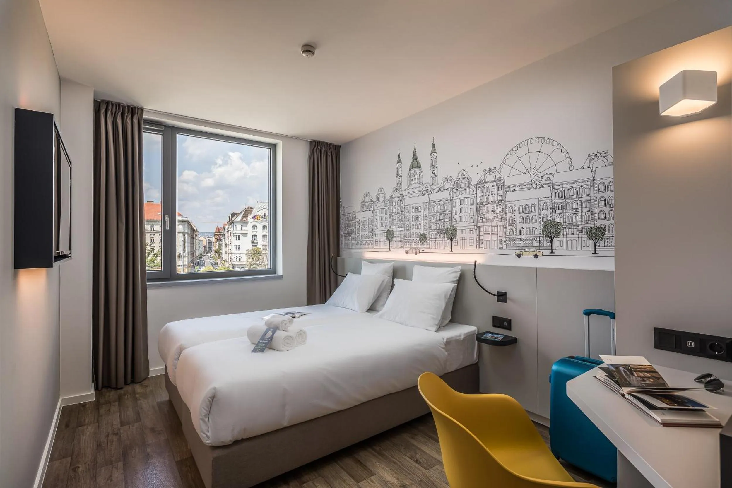 Deluxe Twin Room in B&B Hotel Budapest City