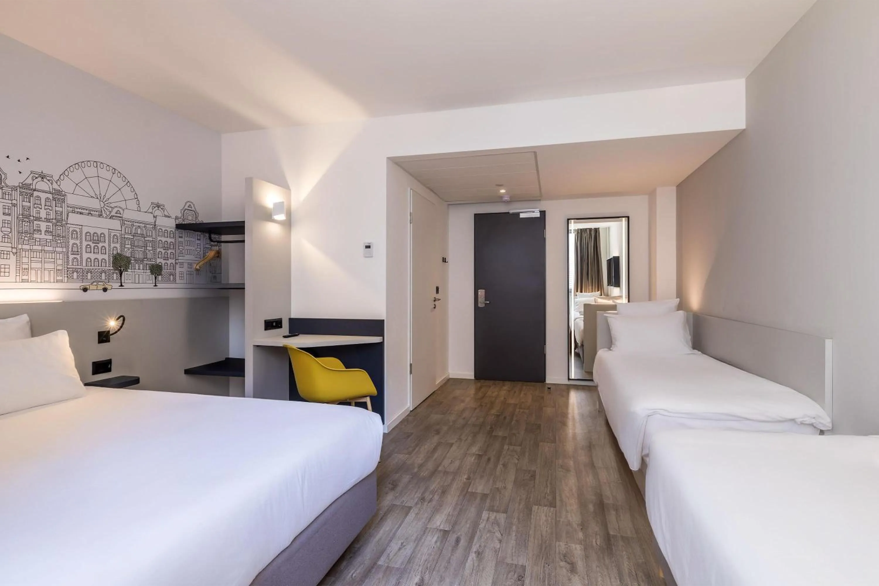 Photo of the whole room, Bed in B&B Hotel Budapest City