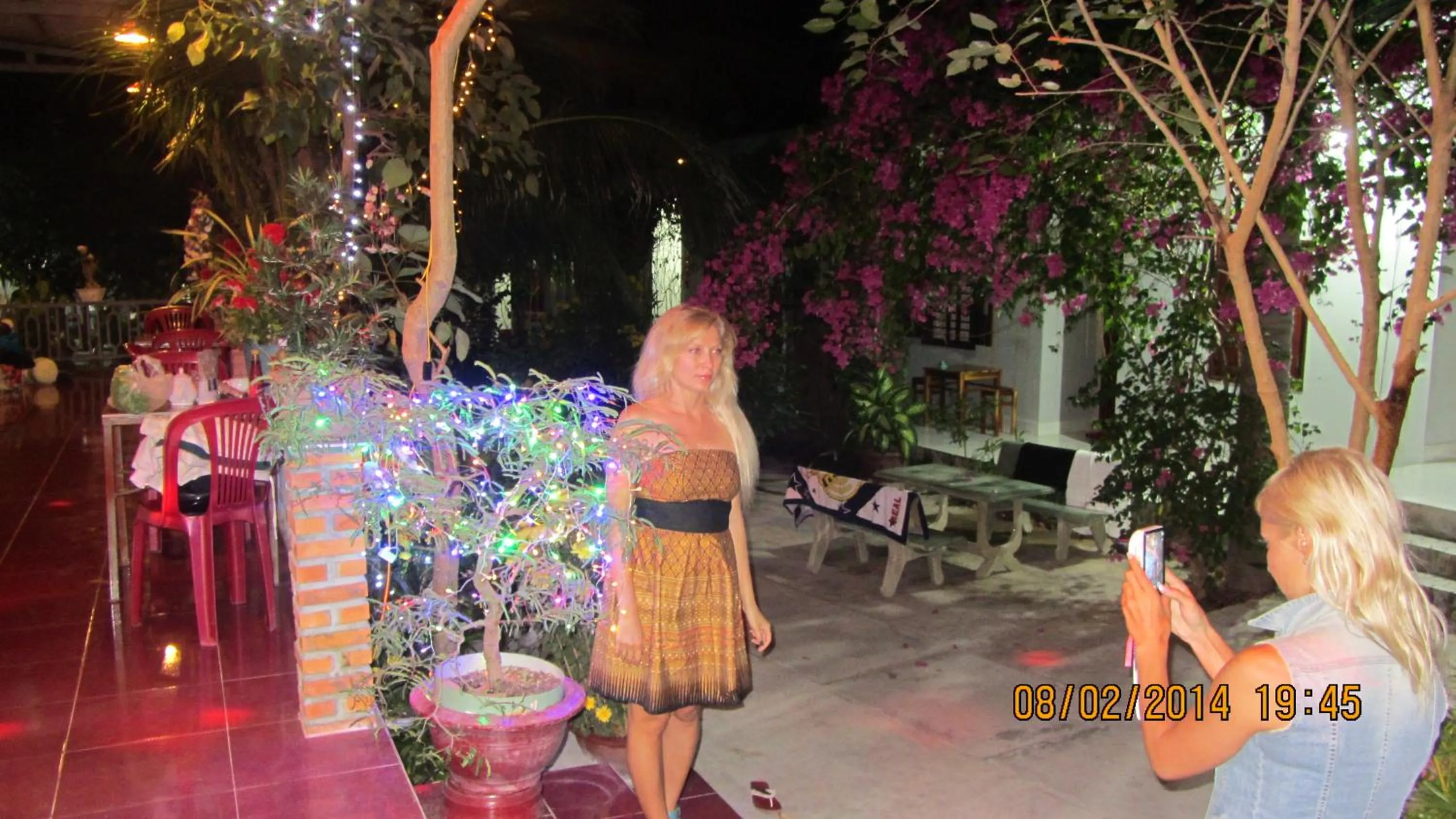 Patio in Minh Anh Garden Hotel