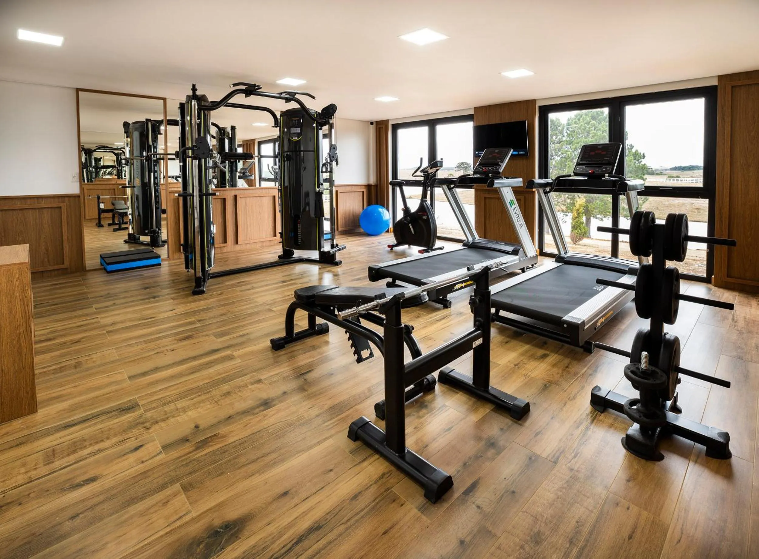 Fitness centre/facilities in Cerro Azul Hotel Fazenda
