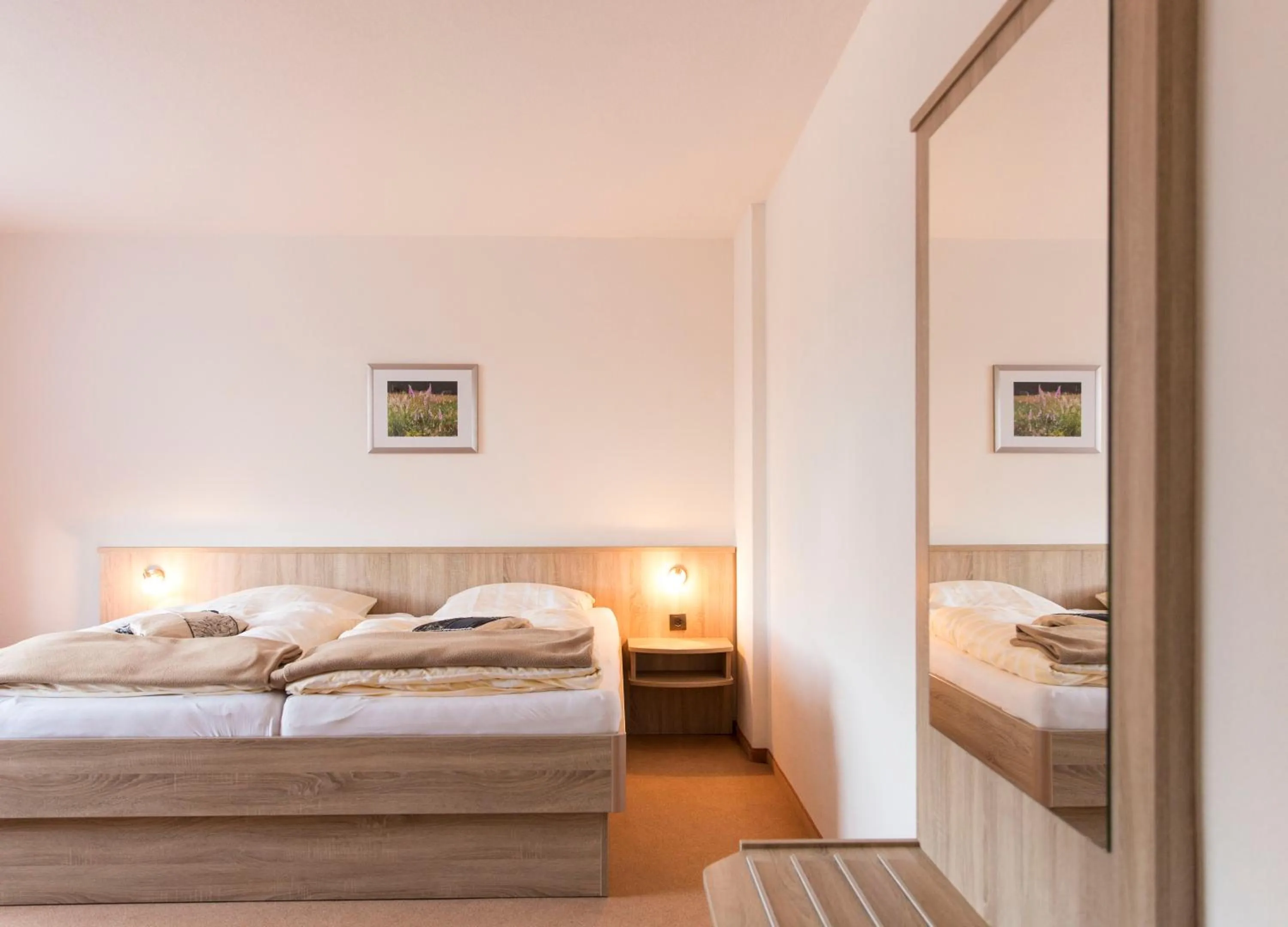 Photo of the whole room, Bed in Landhaus Fischer