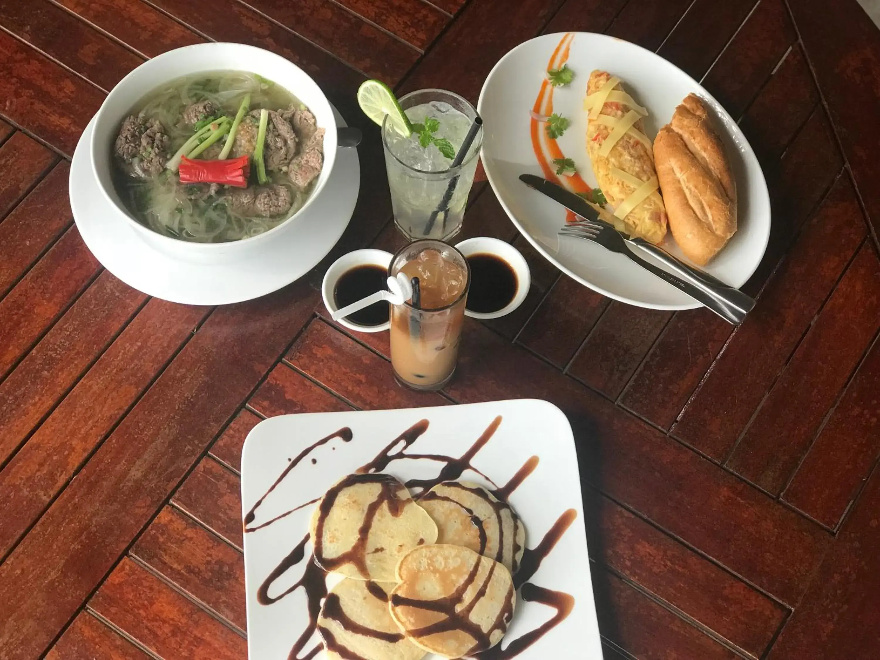 Food and drinks in Vung Bau Resort Food and drinks in Vung Bau Resort