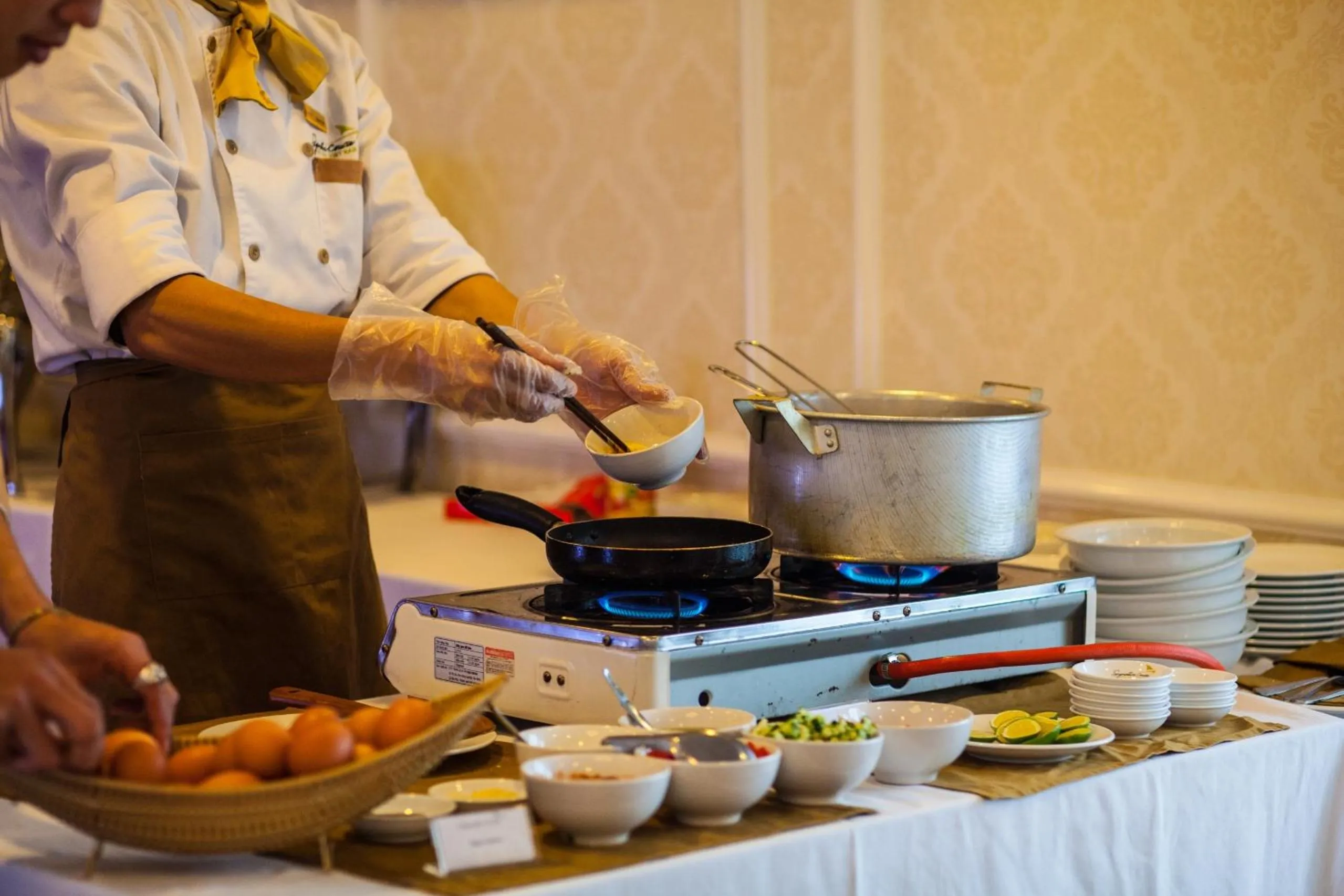 Kitchen or kitchenette in Signature Halong Cruise