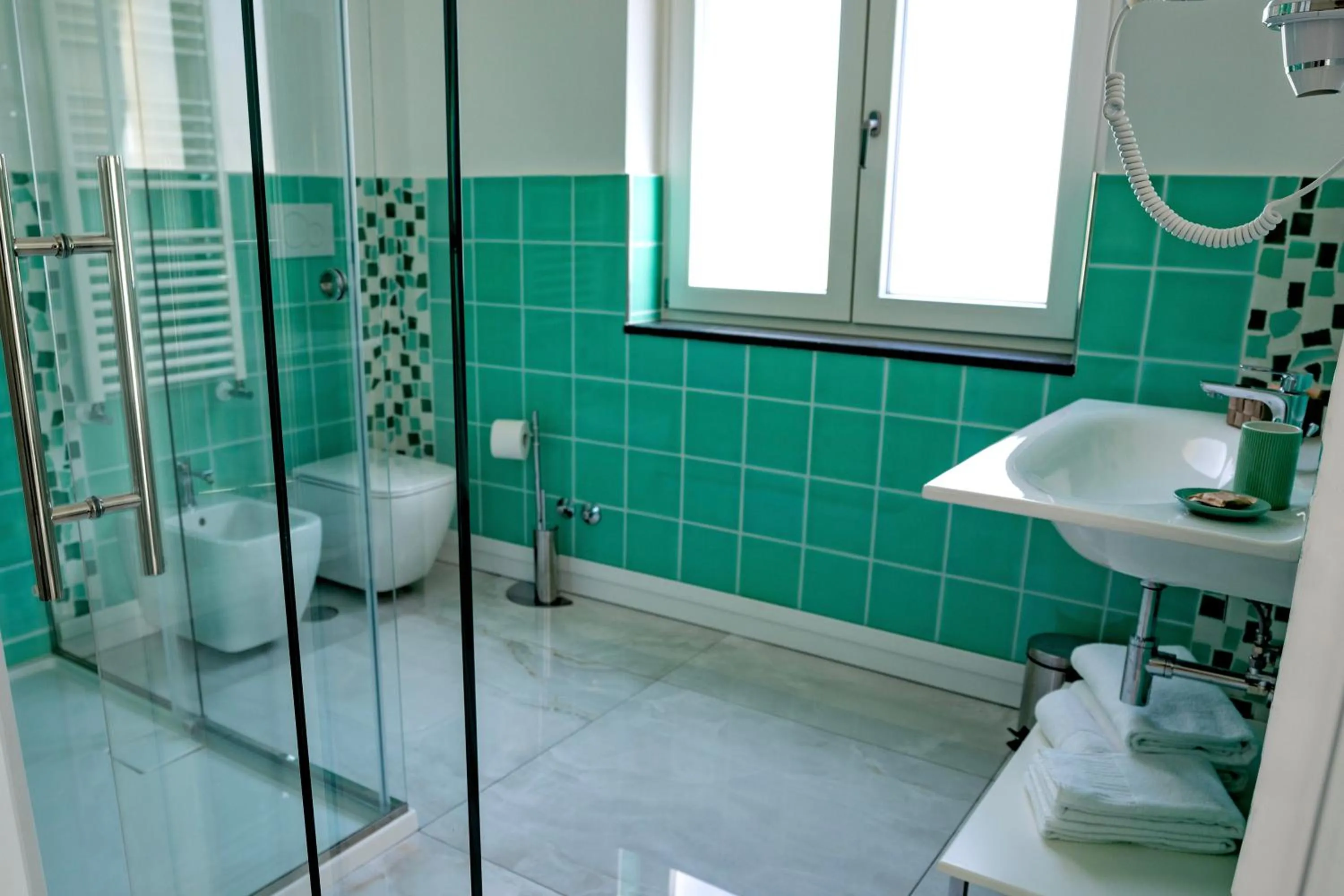 Shower in Tenuta Miranda Agriresort