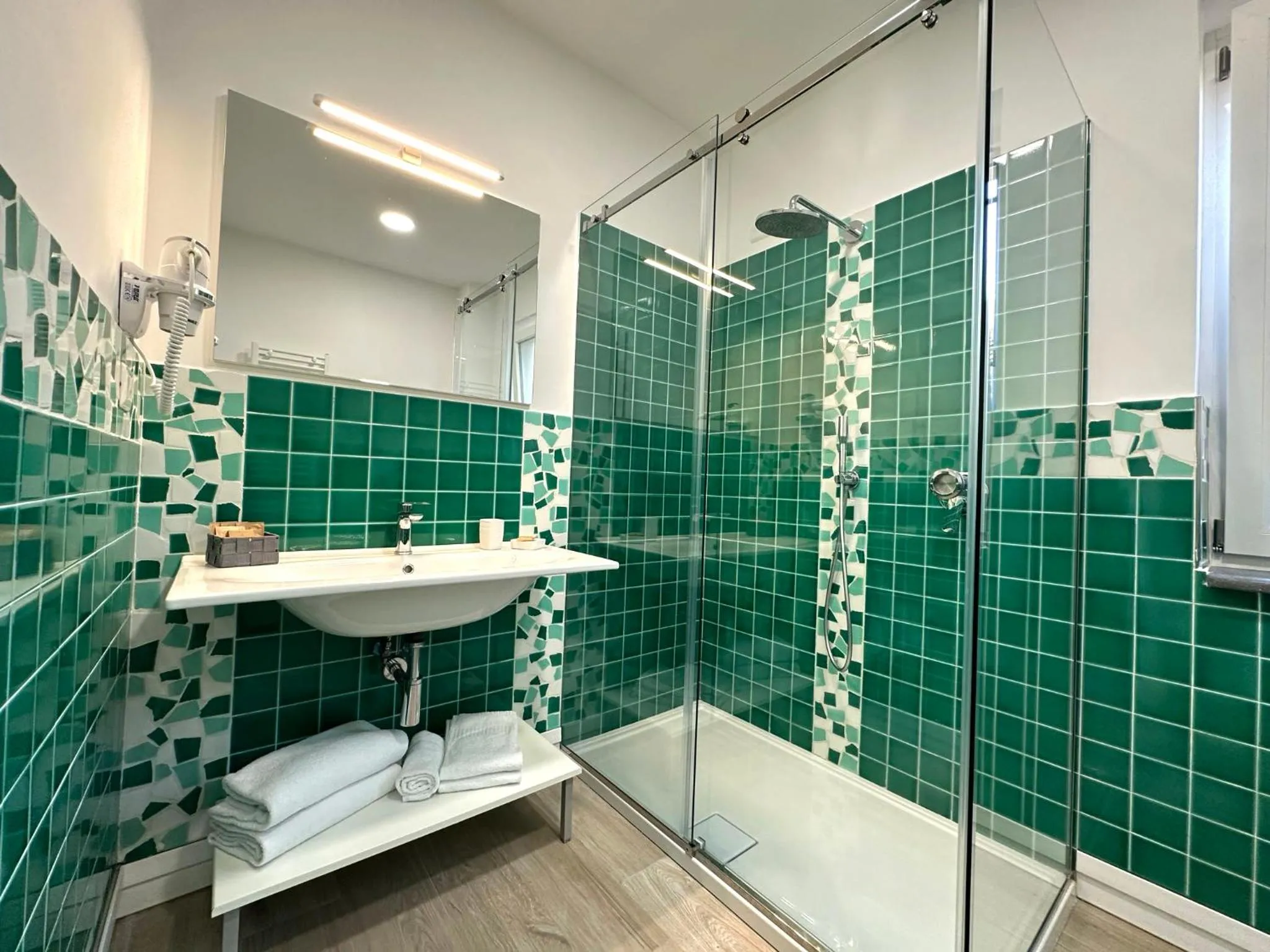 Shower in Tenuta Miranda Agriresort