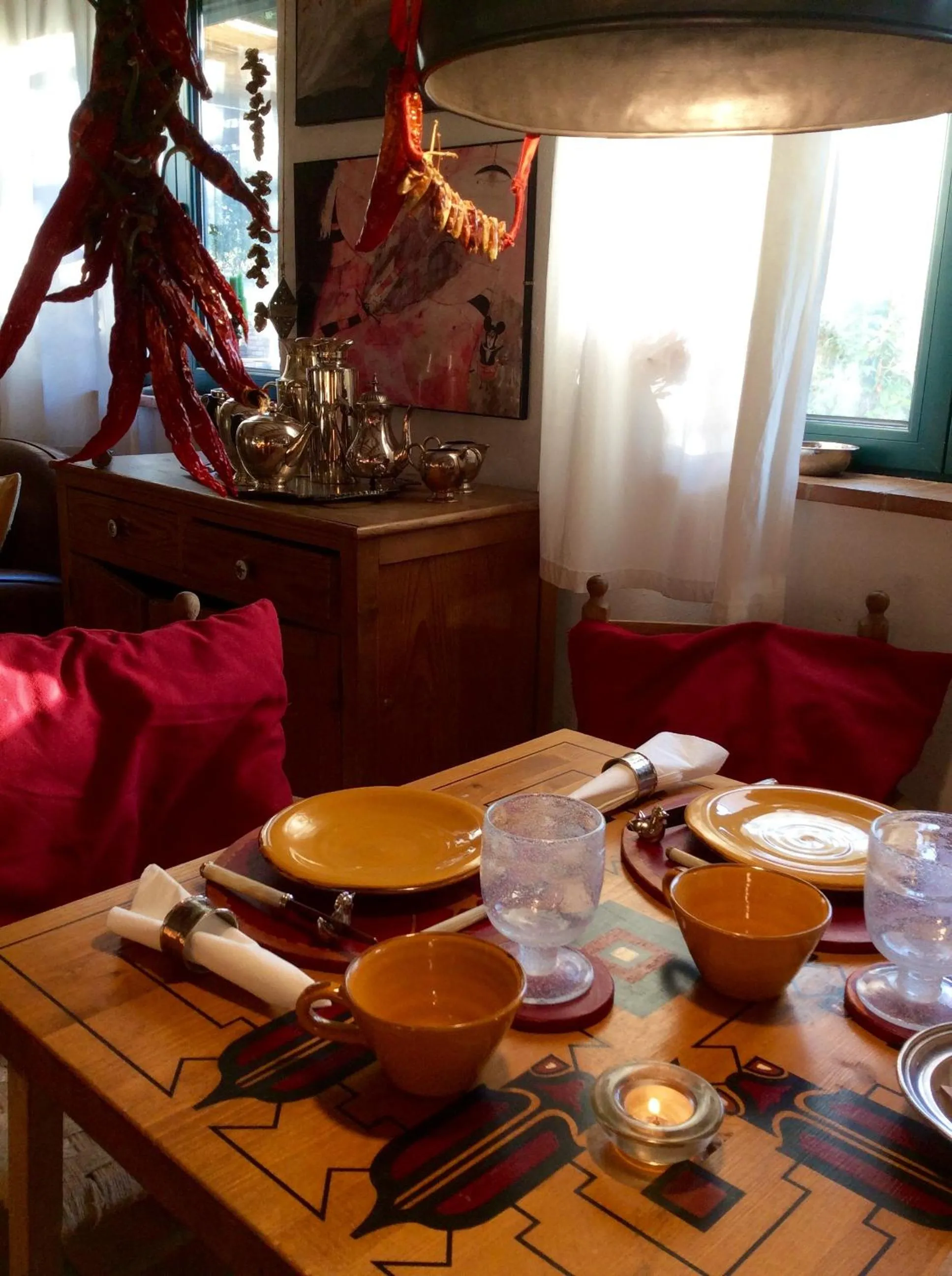 Decorative detail in At Home In Maremma