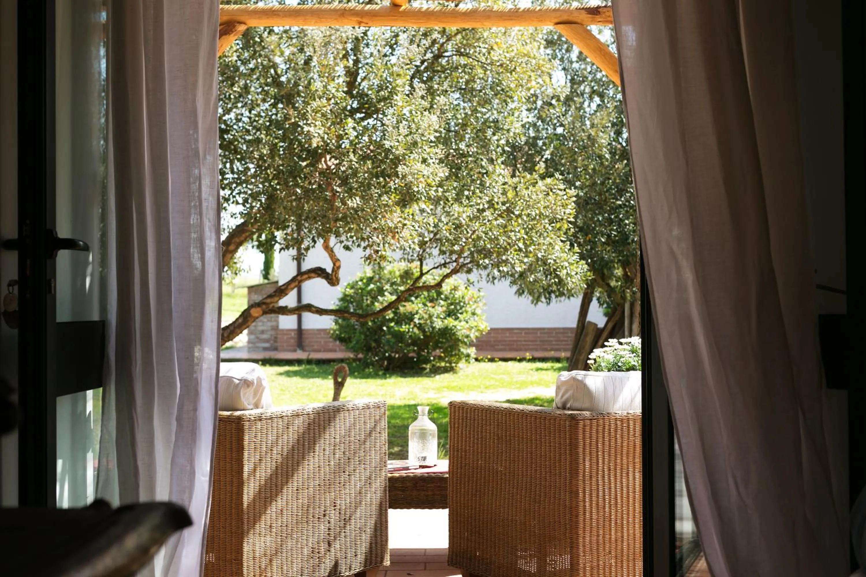 Garden view in At Home In Maremma