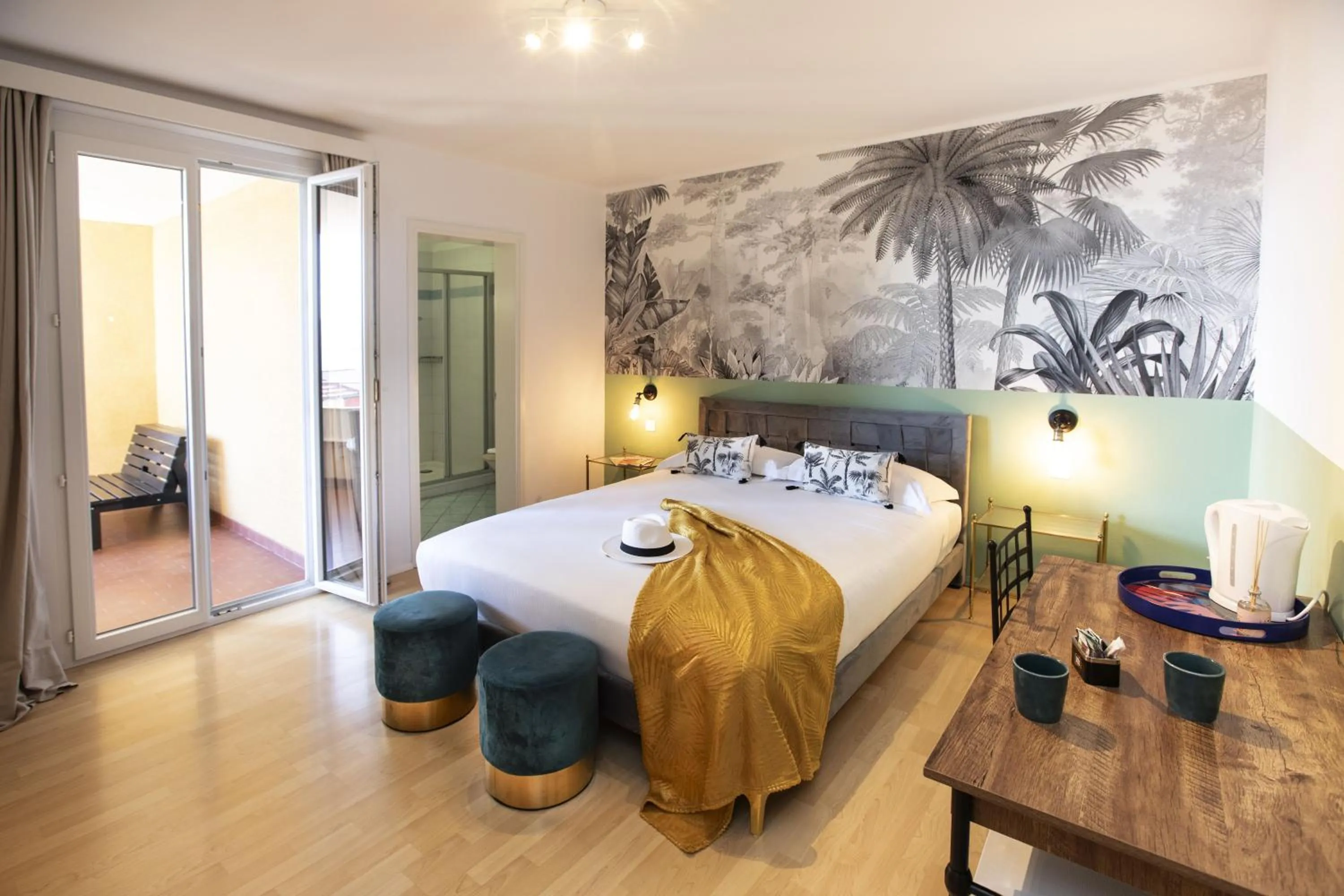 Bed in Garden Hotel Primavera