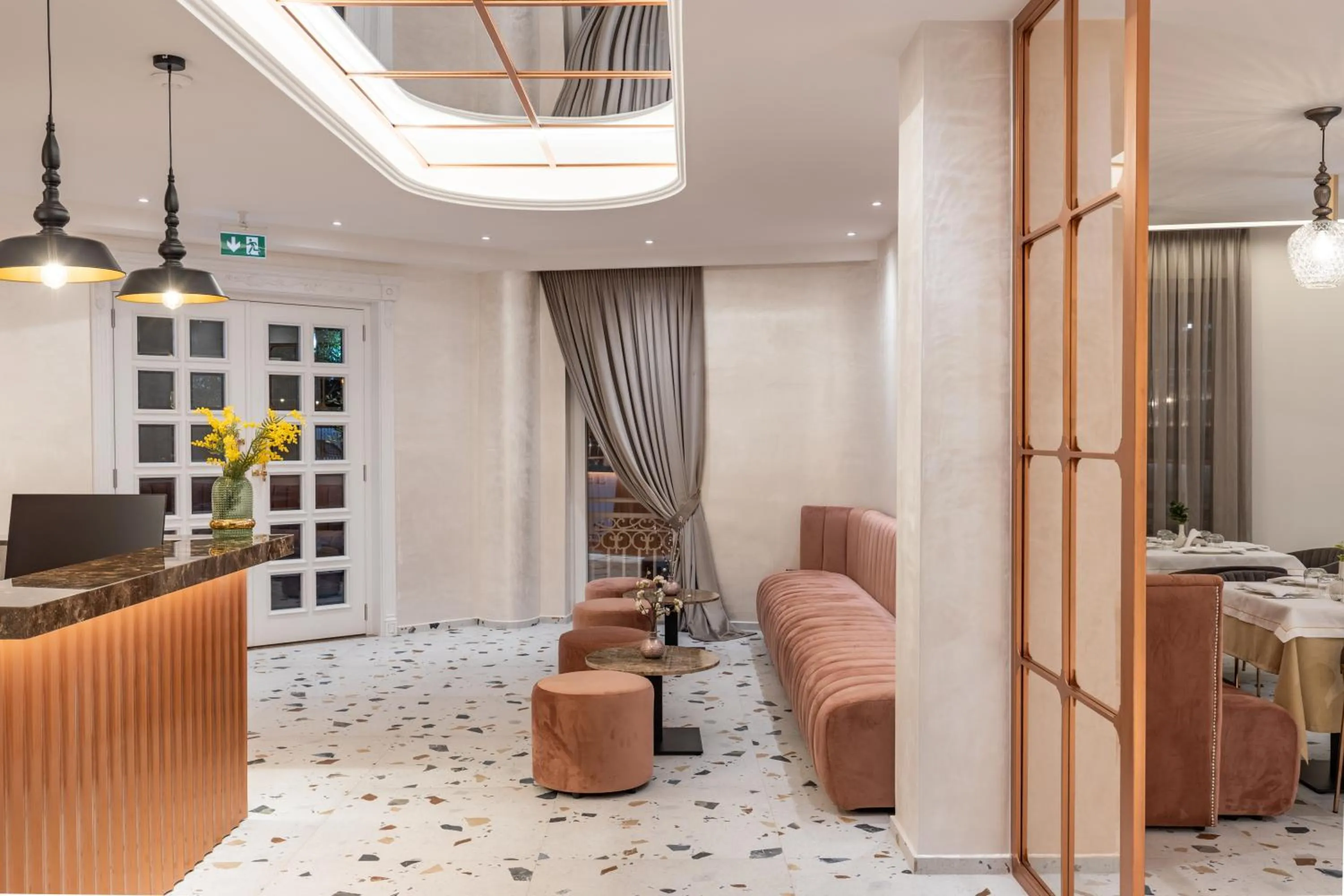 Seating area in Giulia Albérgo Hotel