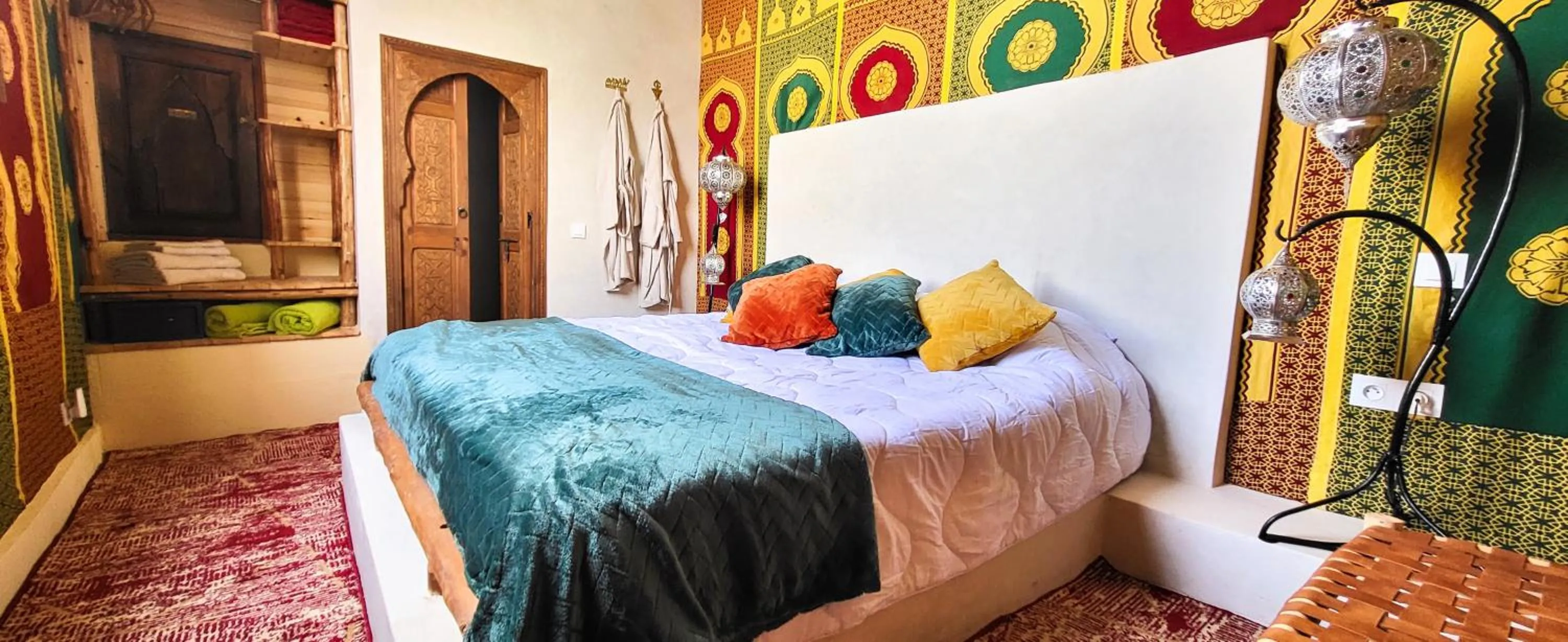Double Room with Terrace in Riad Ayada