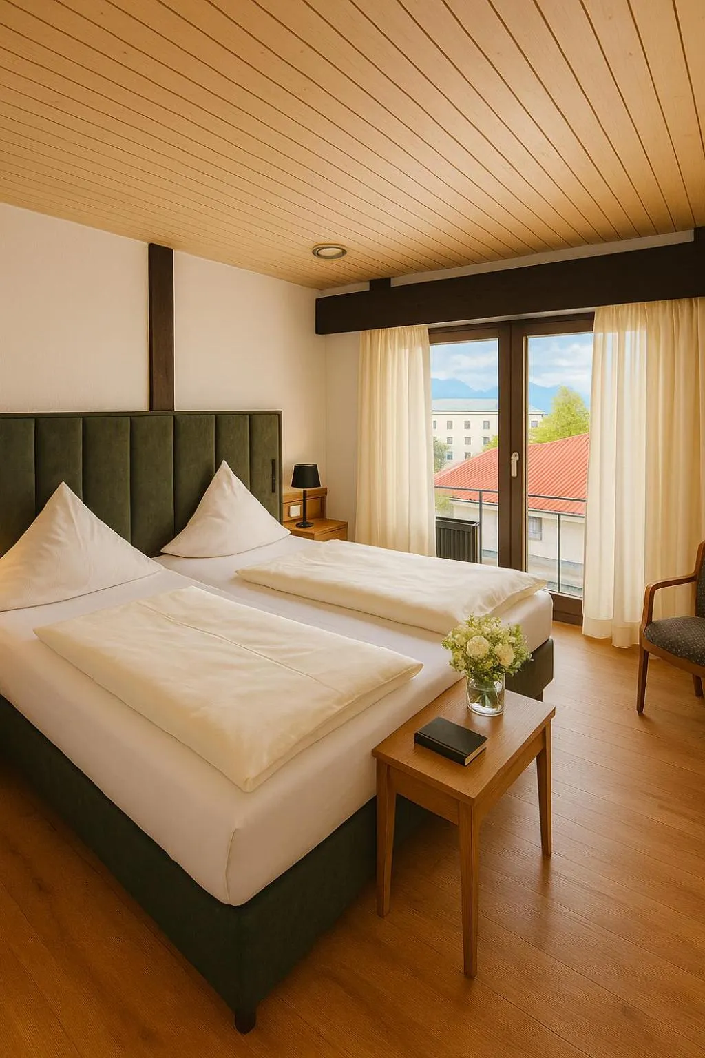 Bed in Hotel Paffhausen