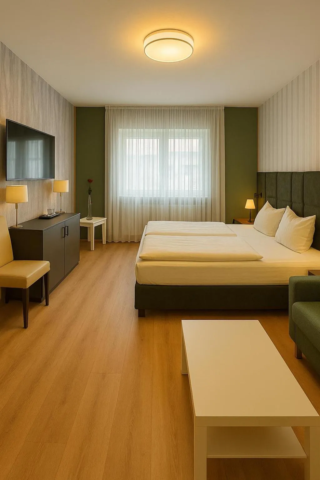 Bed in Hotel Paffhausen