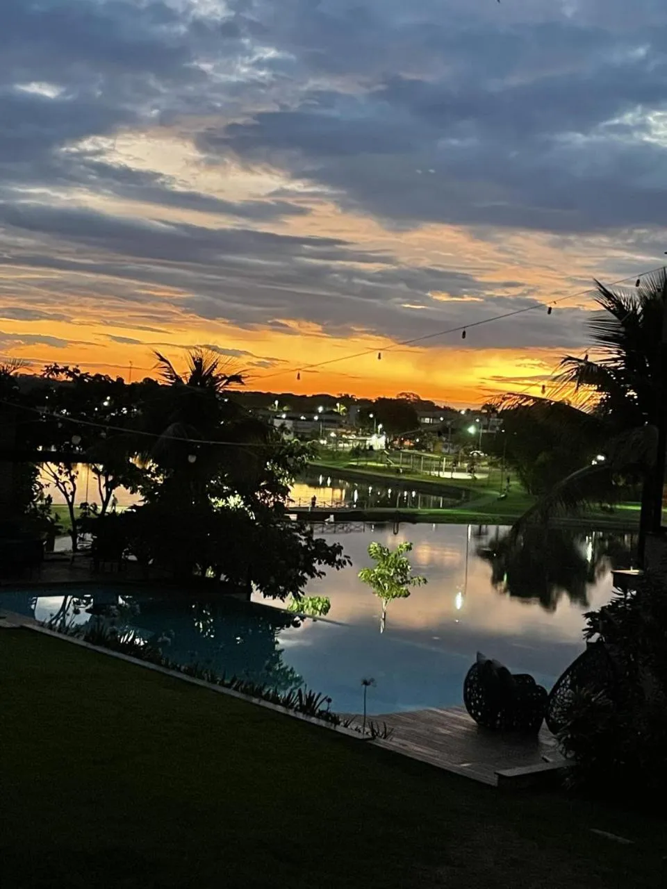 Sunset in Hotel do Lago