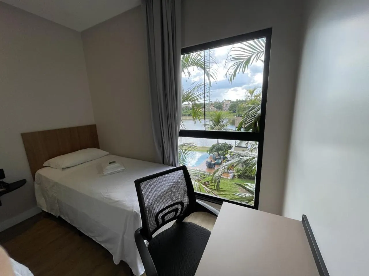 View (from property/room), Bed in Hotel do Lago