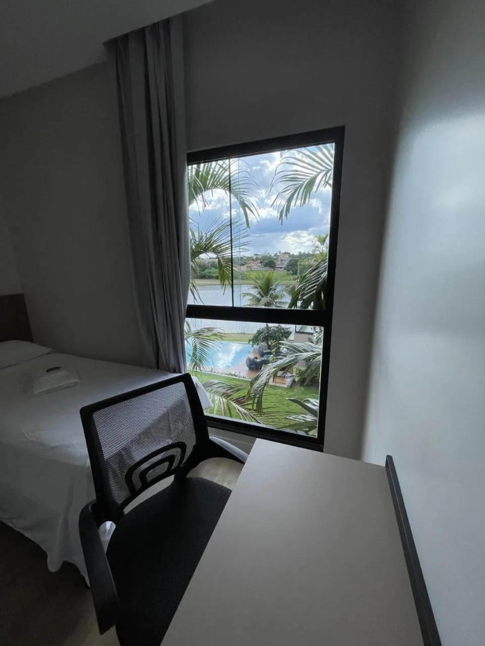 View (from property/room), Bed in Hotel do Lago