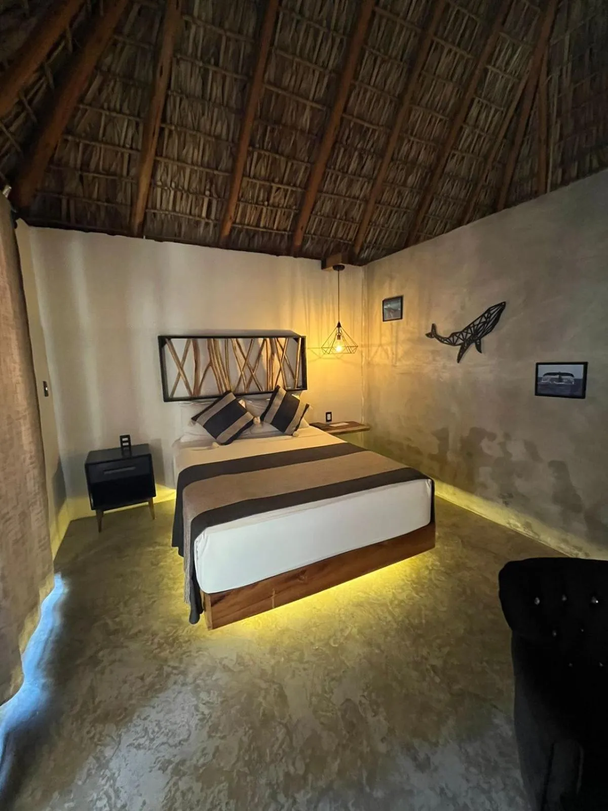 Bedroom in Cabañas Sicarú Mazunte