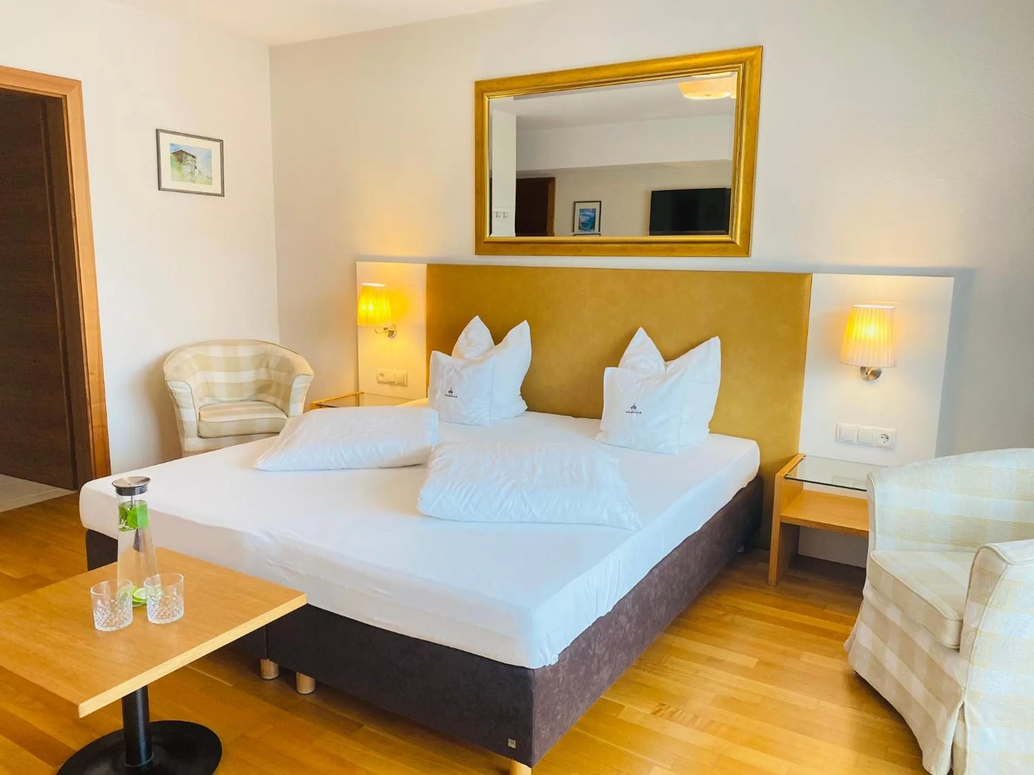 Photo of the whole room, Bed in Hotel Malerhaus