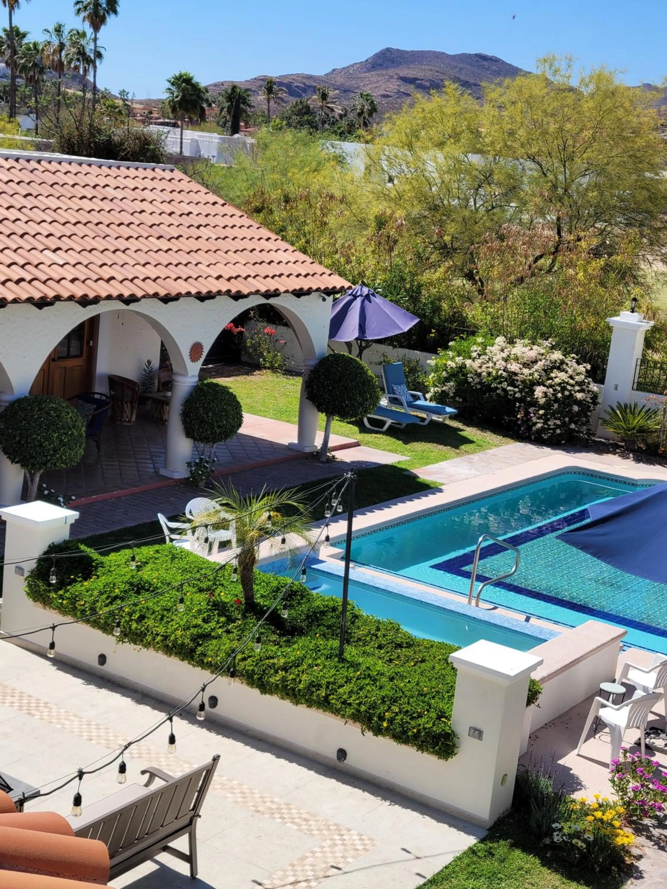 Pool view in Casa Magdalena