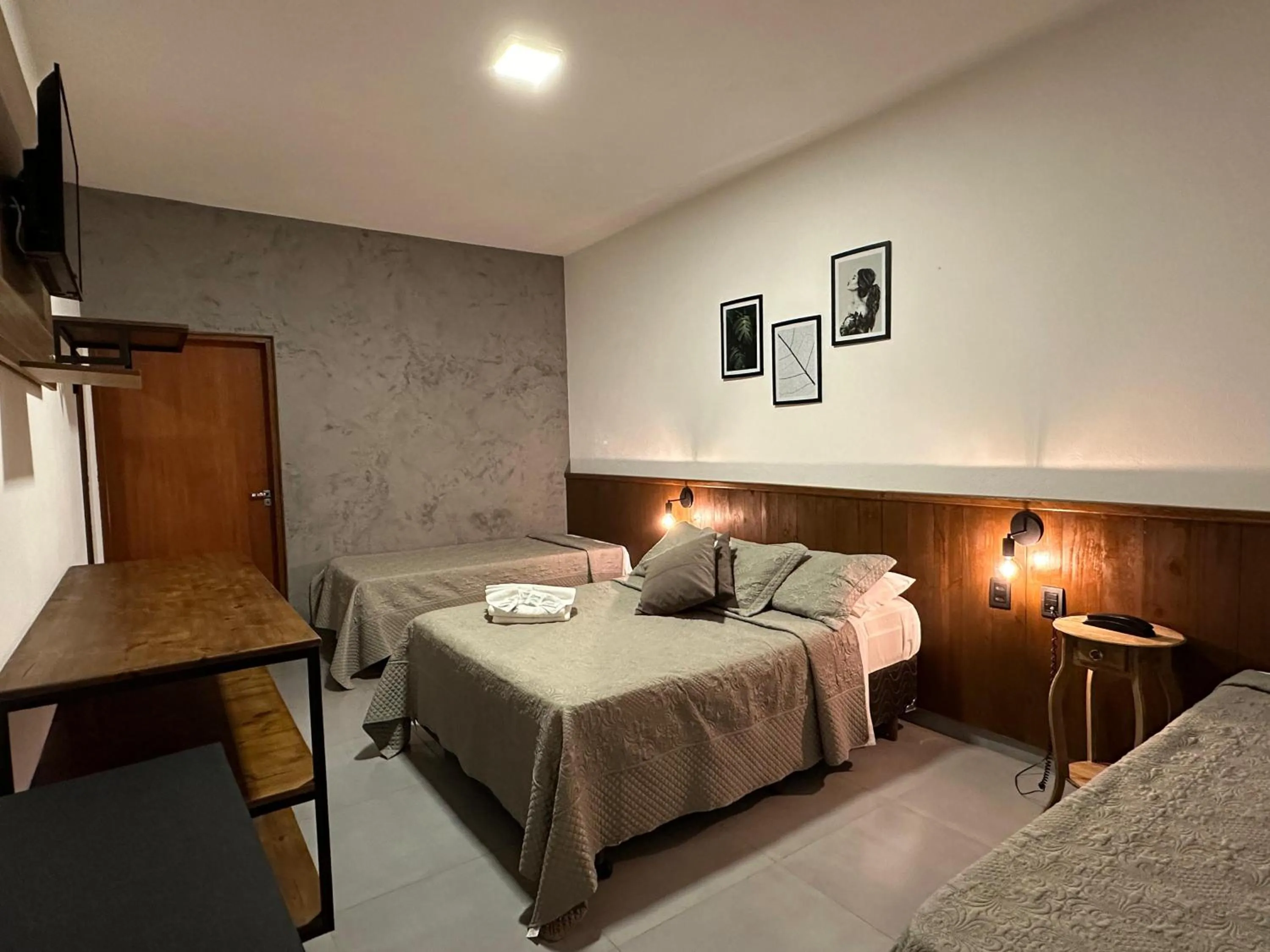 Bed in Hotel Morro De Santo Agostinho