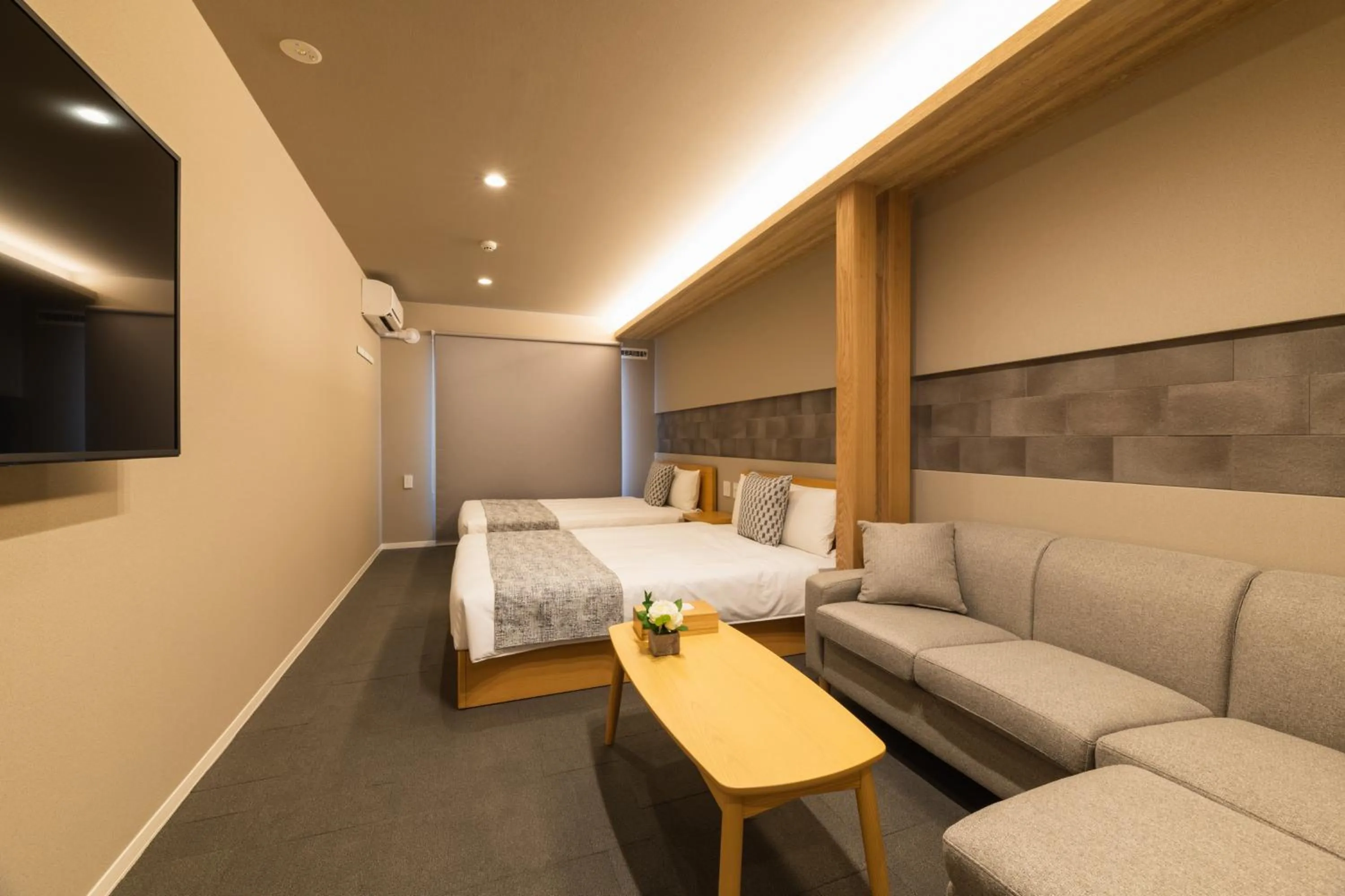 Photo of the whole room, Bed in GRAND BASE Saiwaimachi