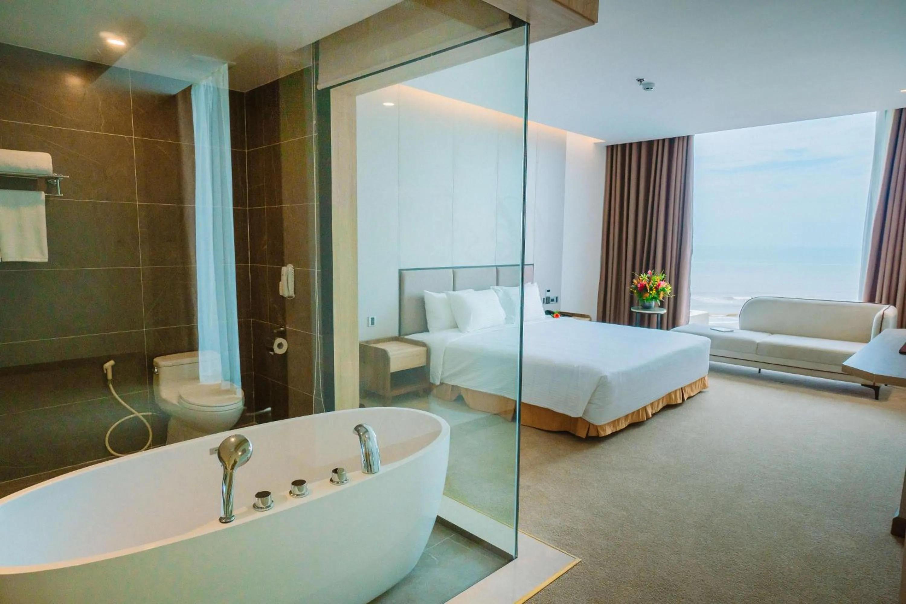 Bed in Mường Thanh Luxury Xuân Thành