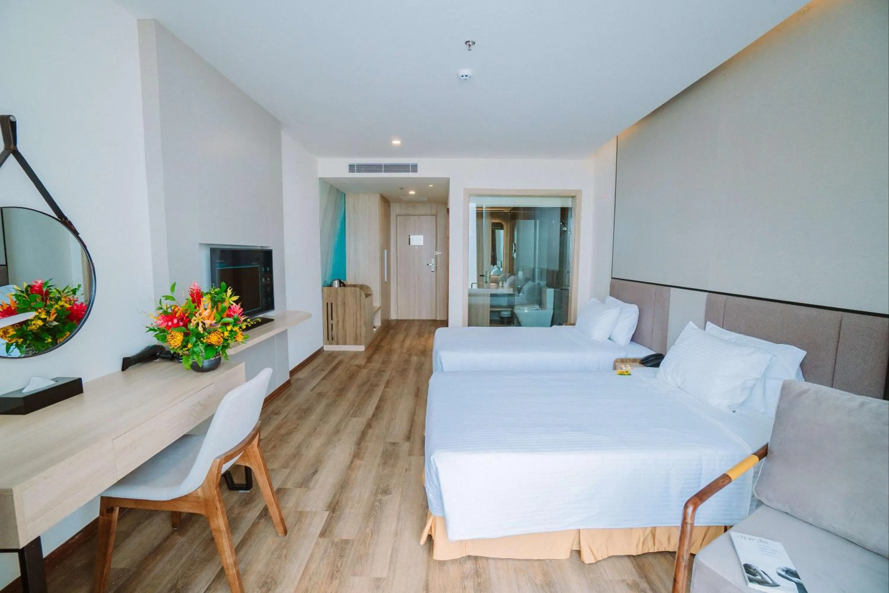 TV and multimedia, Bed in Mường Thanh Luxury Xuân Thành