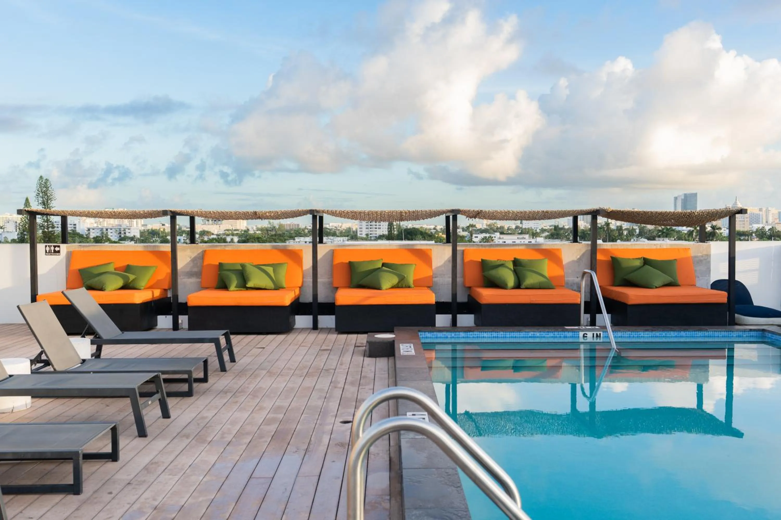 Pool view in Upsun Hotel