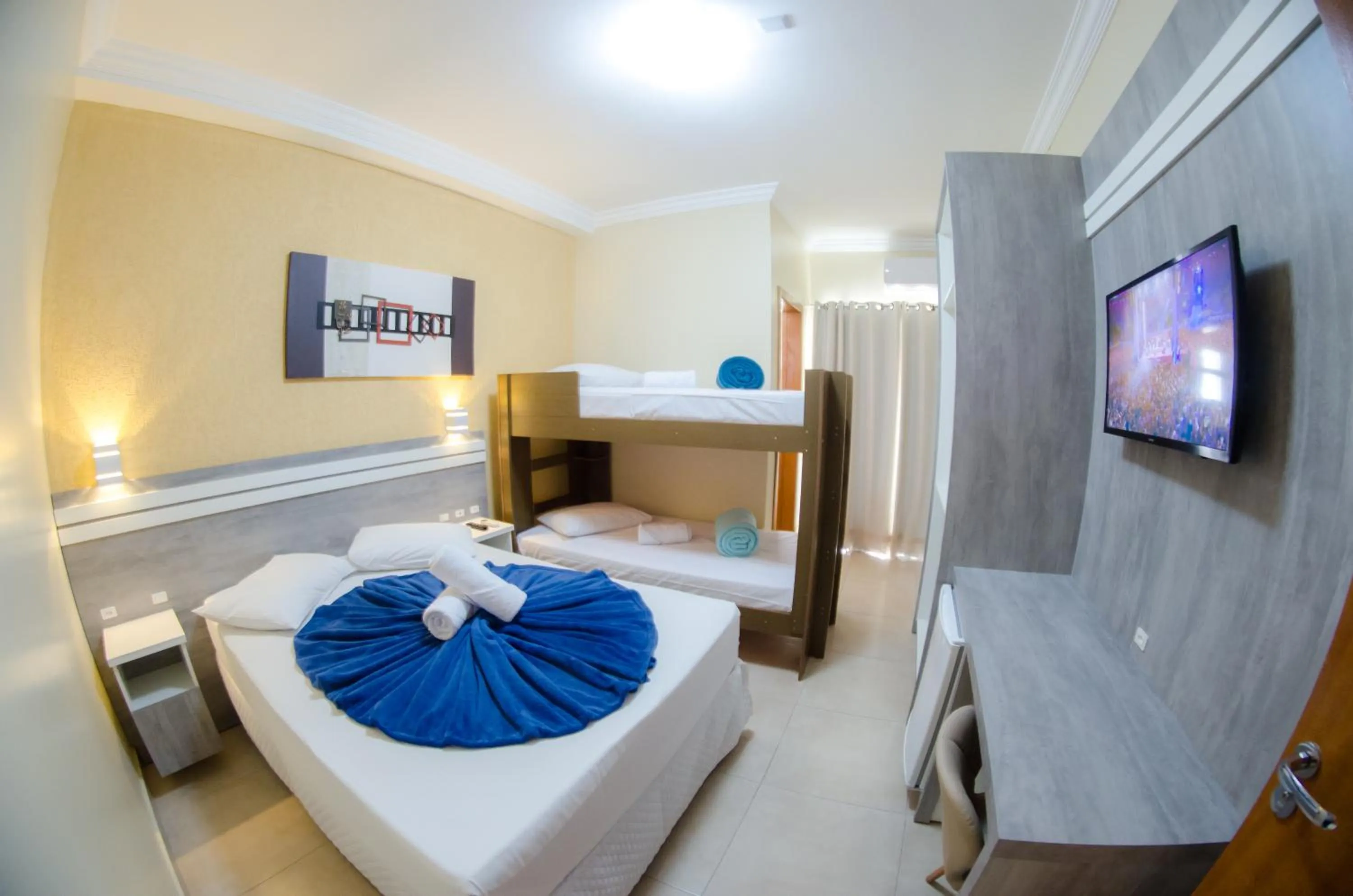 Bed in Villarejo Parque Hotel