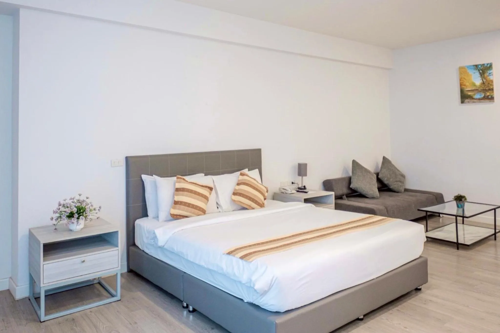 Bed in GRAND PA Hotel&Resort Lamphun Chiang Mai