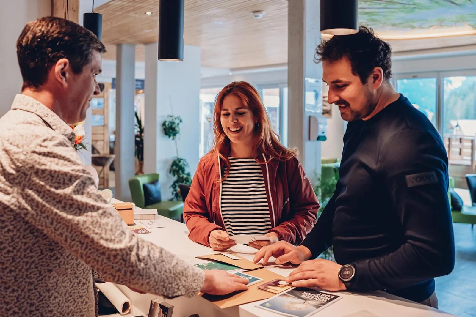 Lobby or reception in Alpengasthof Hörnlepass
