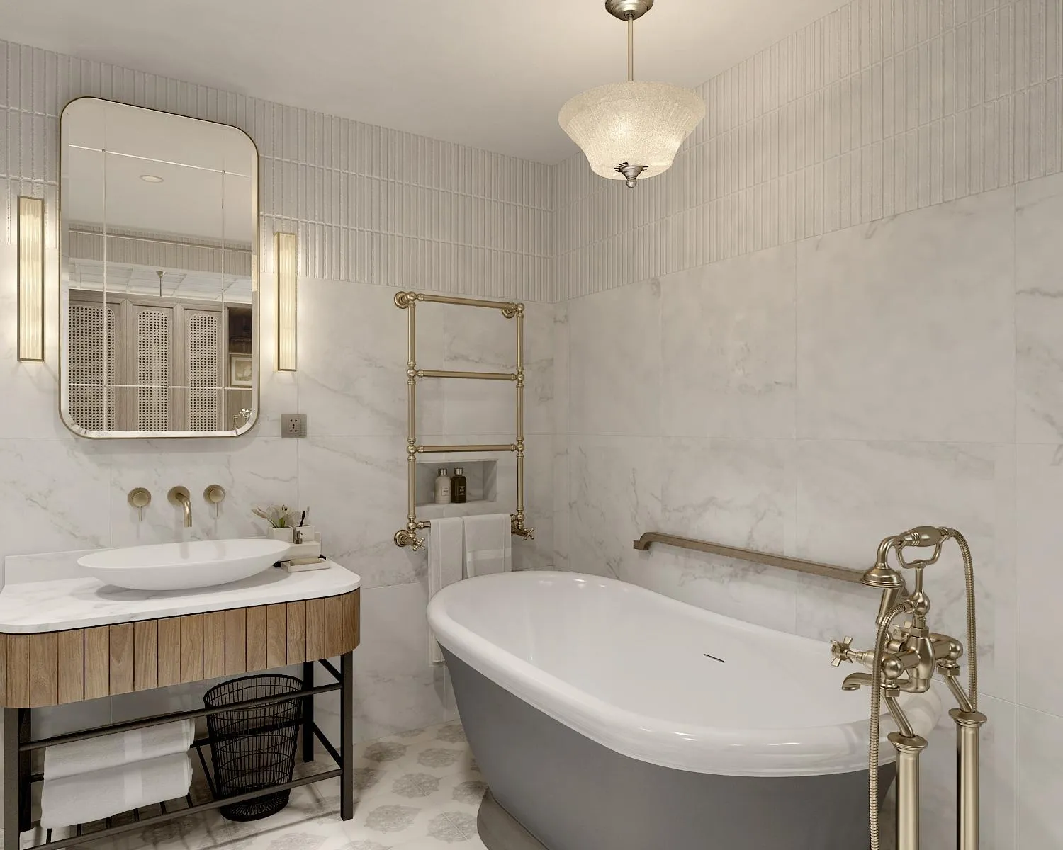 Bathroom in La Passion Hanoi Hotel & Spa