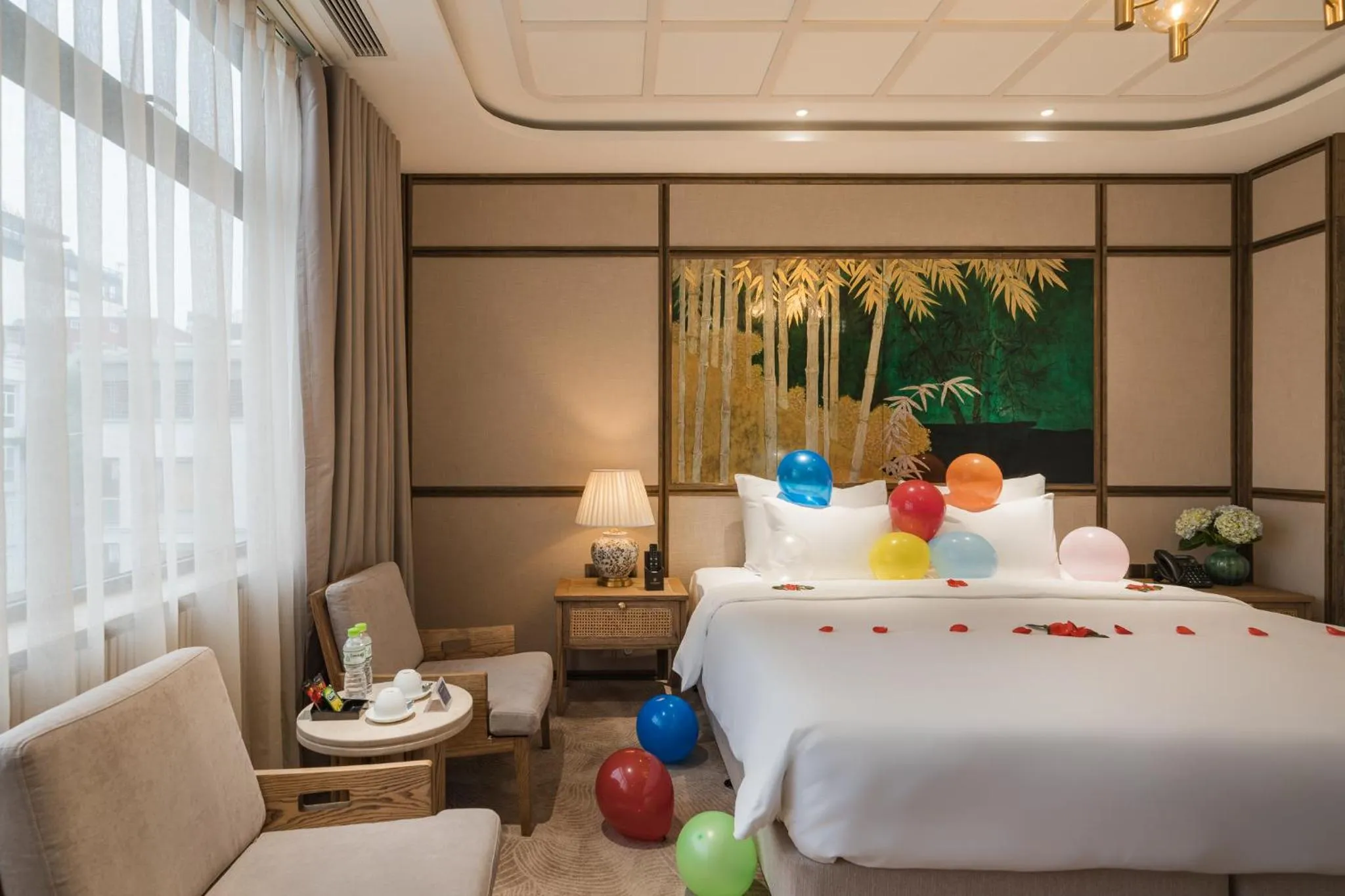 room service, Bed in La Passion Hanoi Hotel & Spa