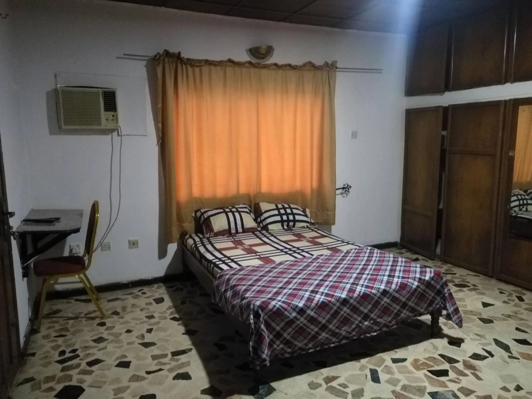 Seating area, Bed in The Village Apartments, Gbagada