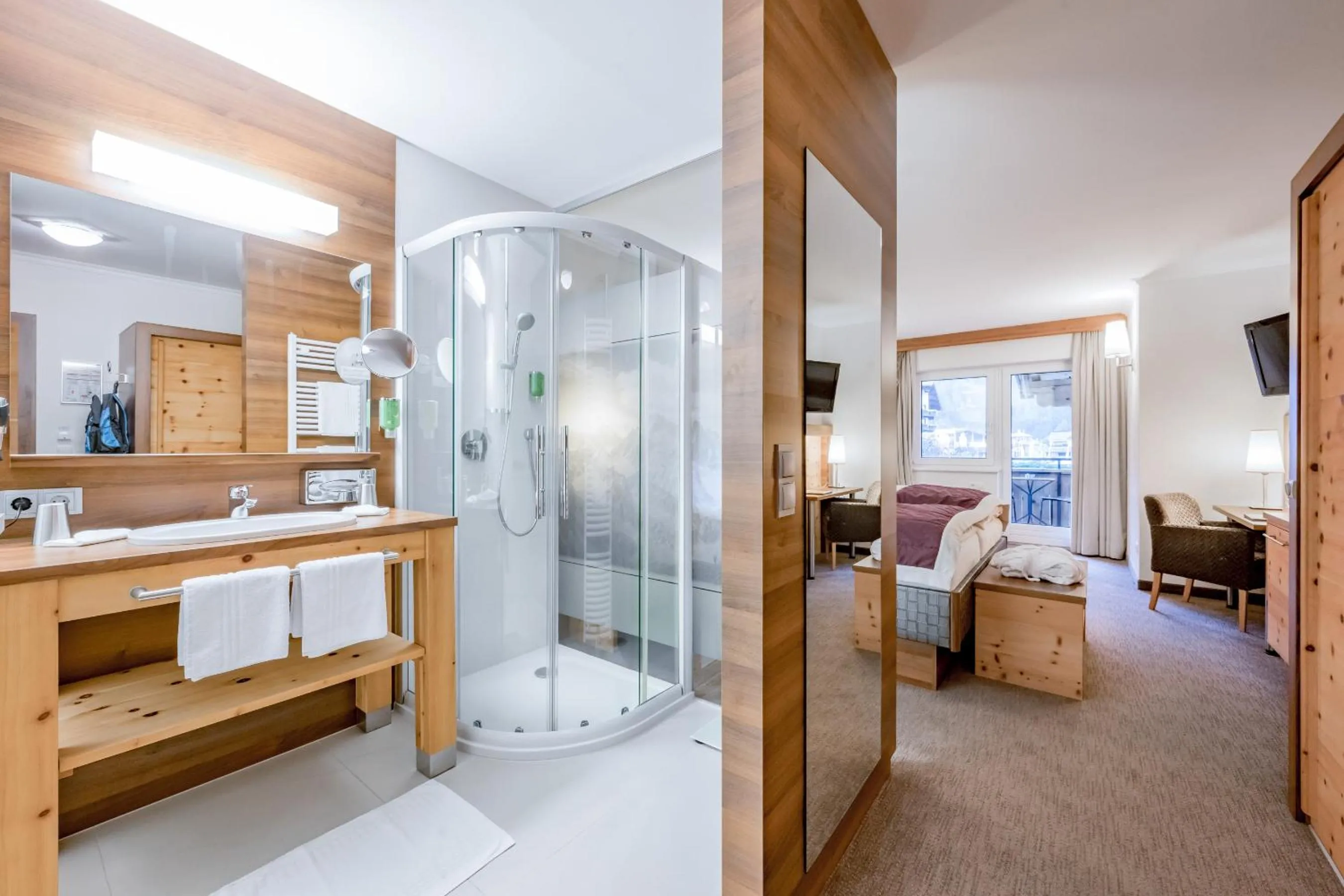 Bathroom in Hotel Andy 4 Sterne Superior