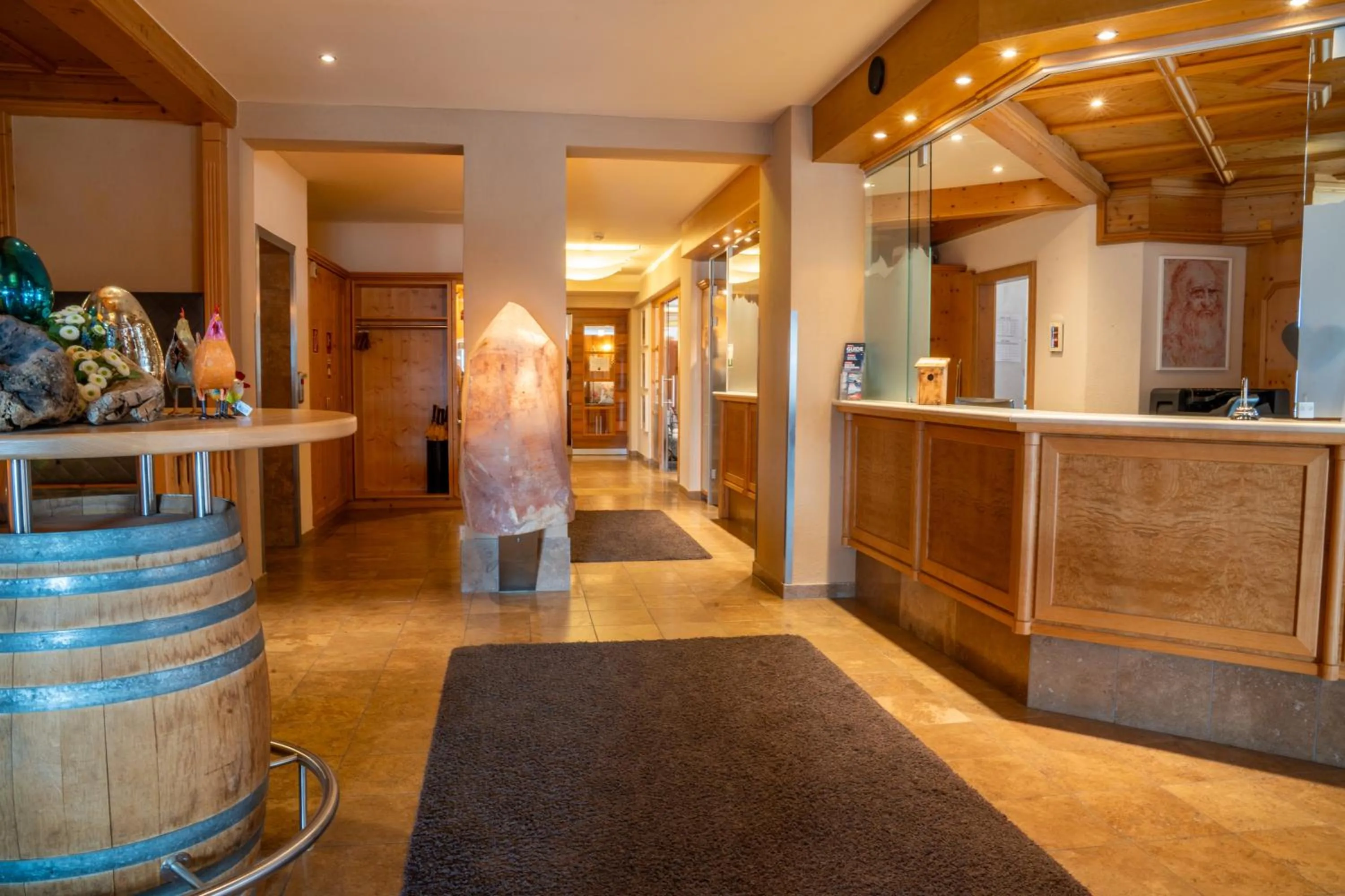 Lobby or reception in Hotel Andy 4 Sterne Superior