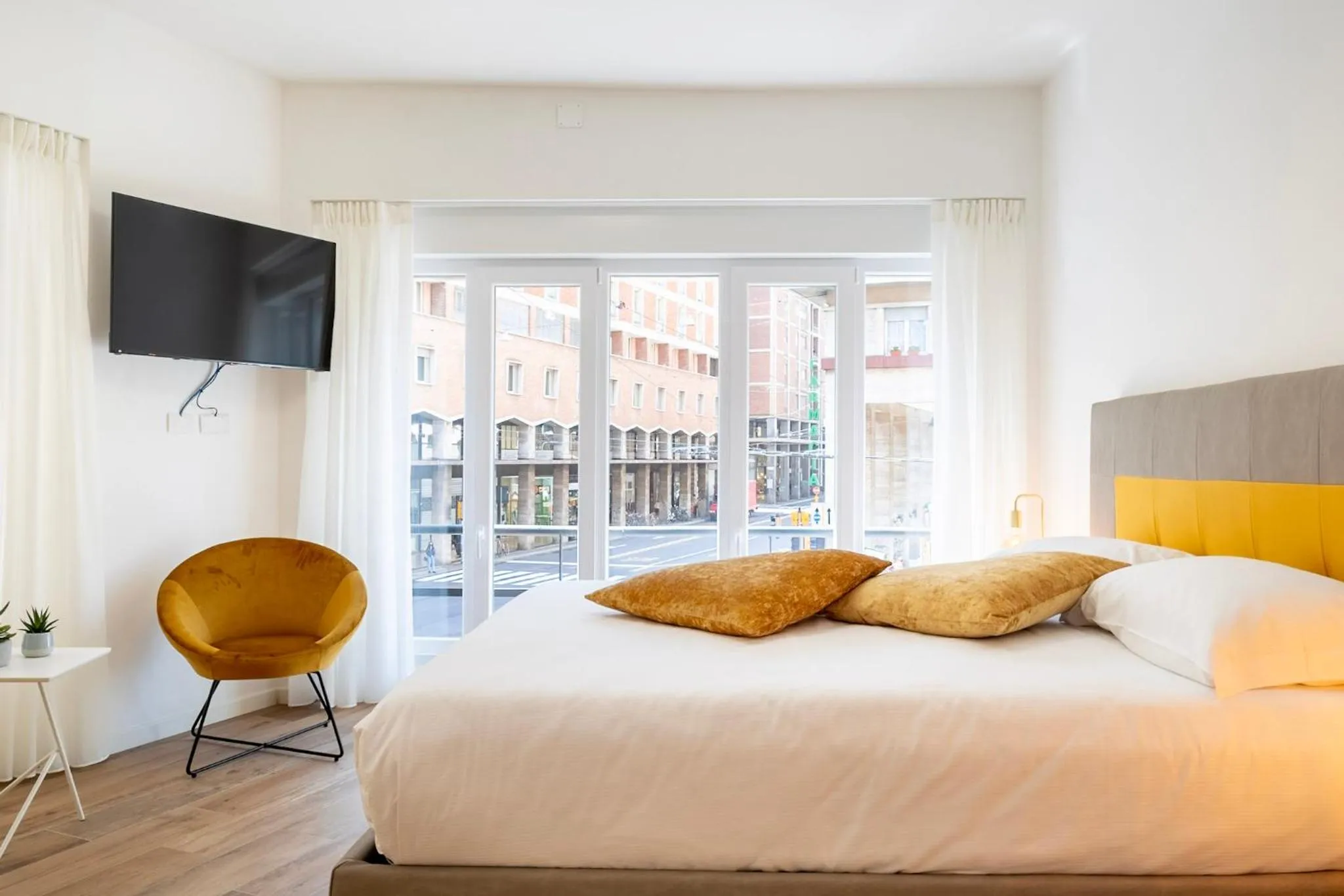 Bed in Marconi28suites