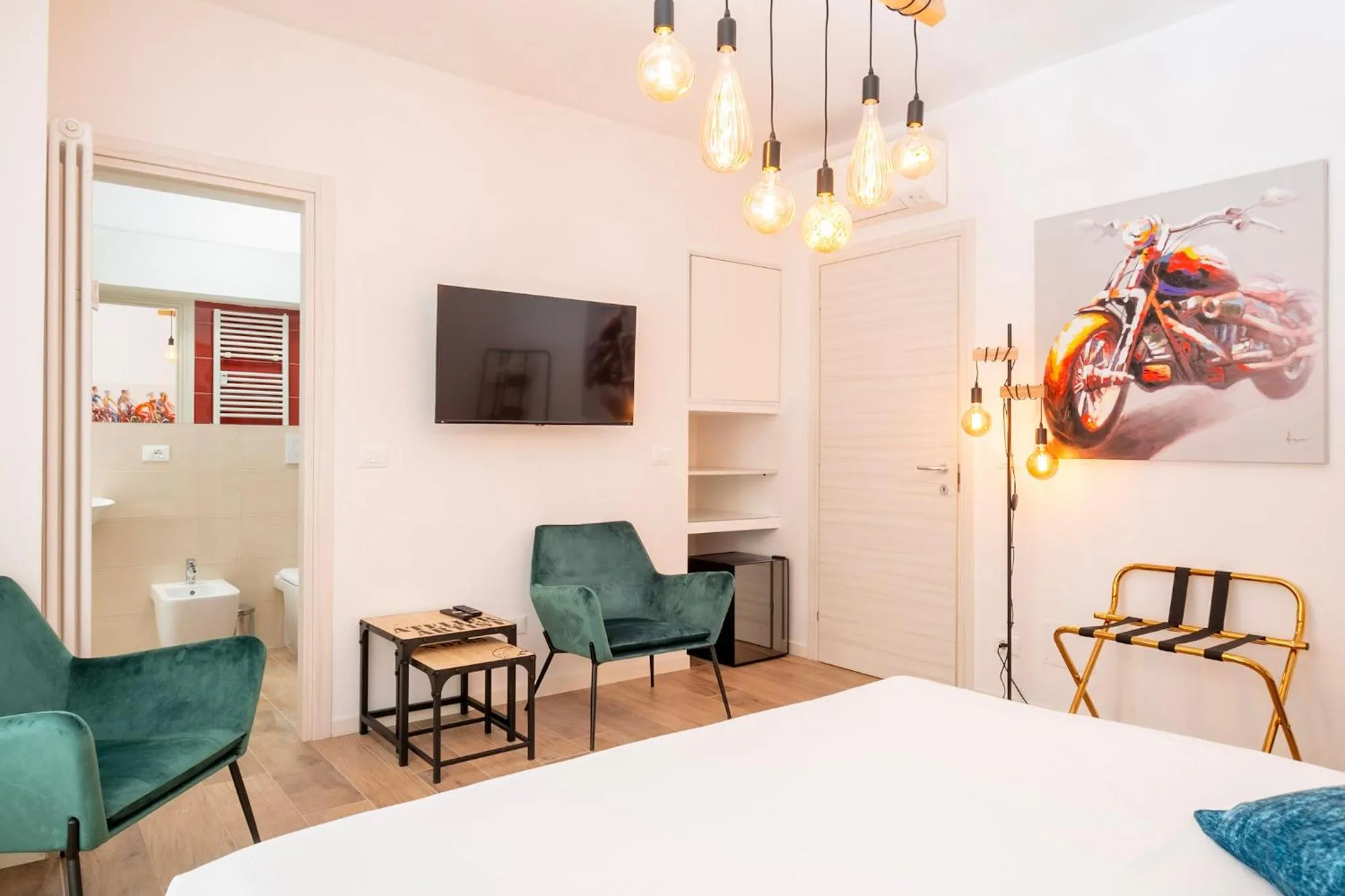 Bed in Marconi28suites