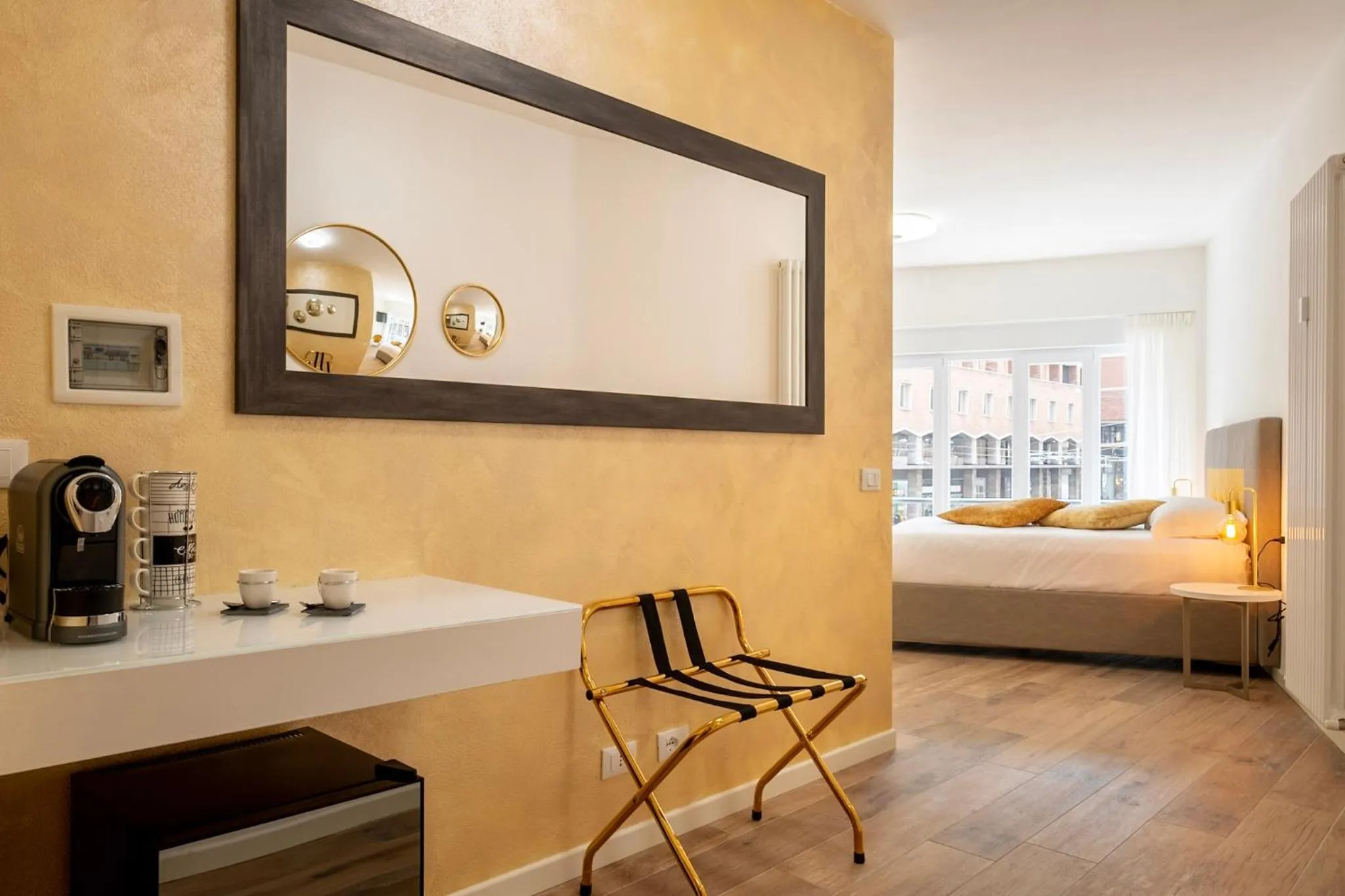 Bed in Marconi28suites