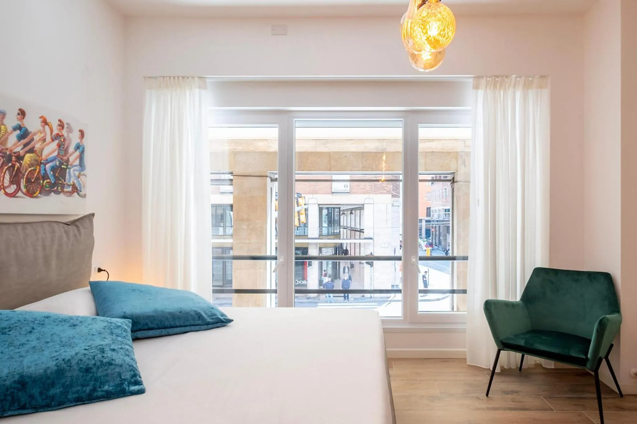 Bed in Marconi28suites