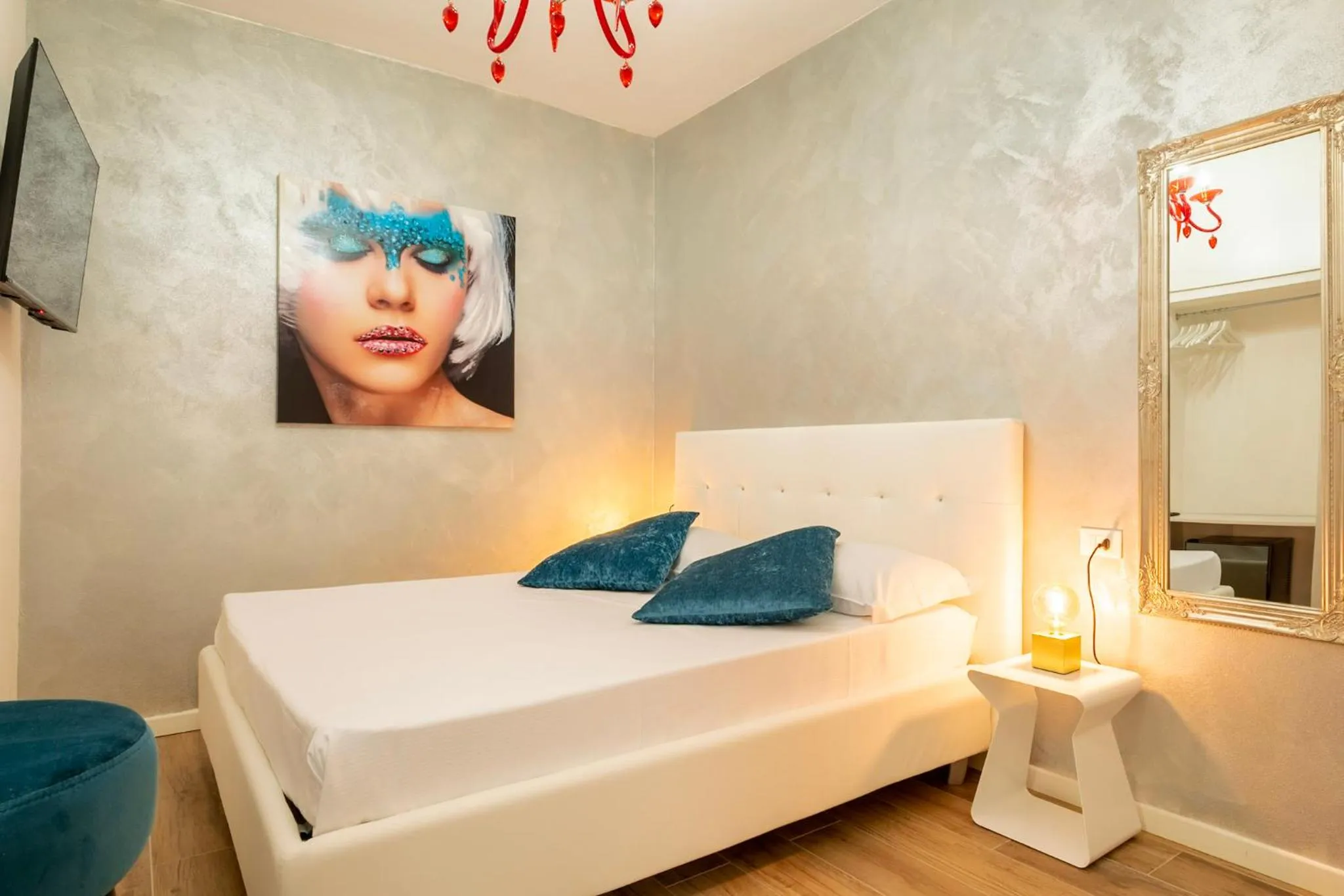 Bed in Marconi28suites