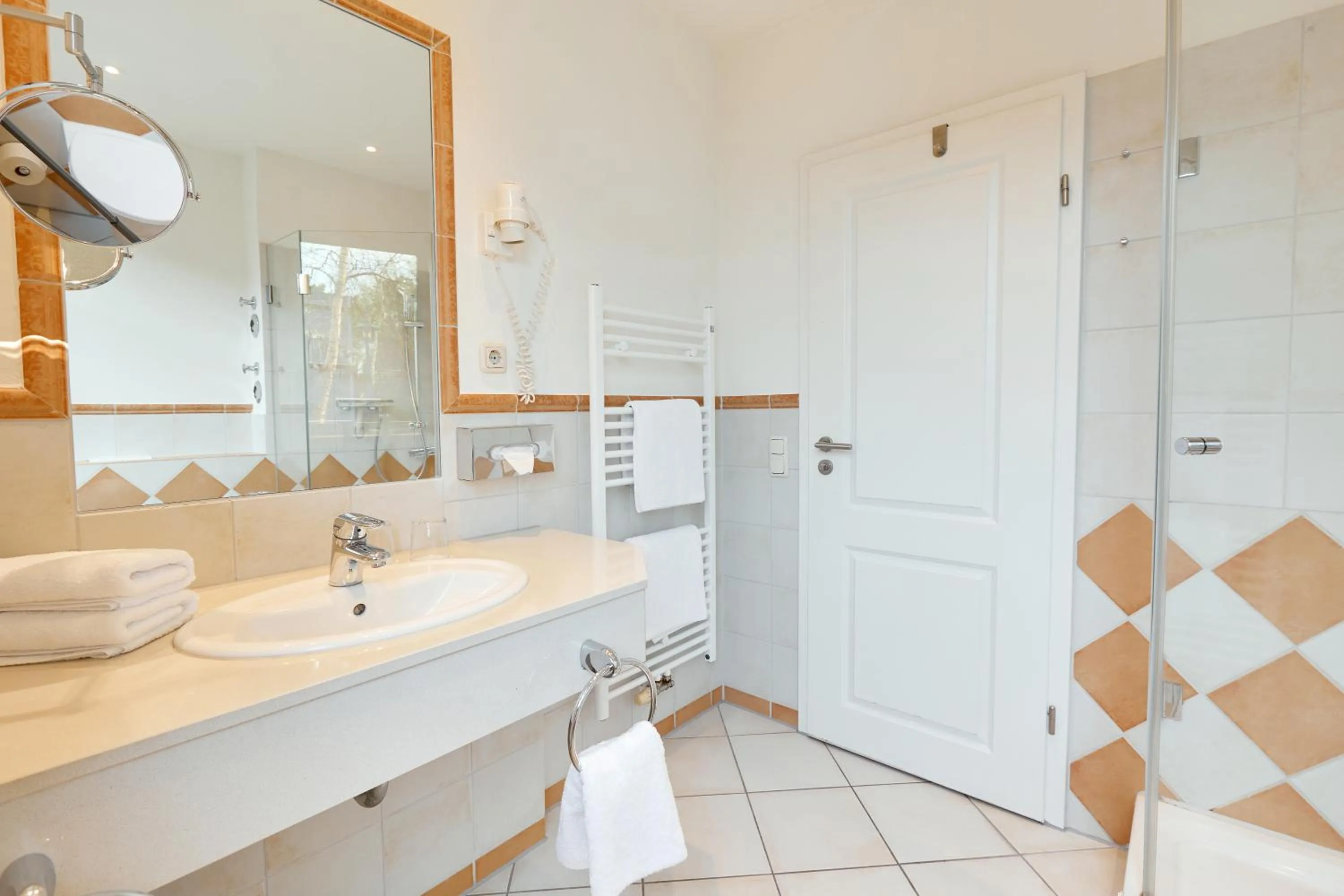 Bathroom in Ferienwohnungen Dünenmeer