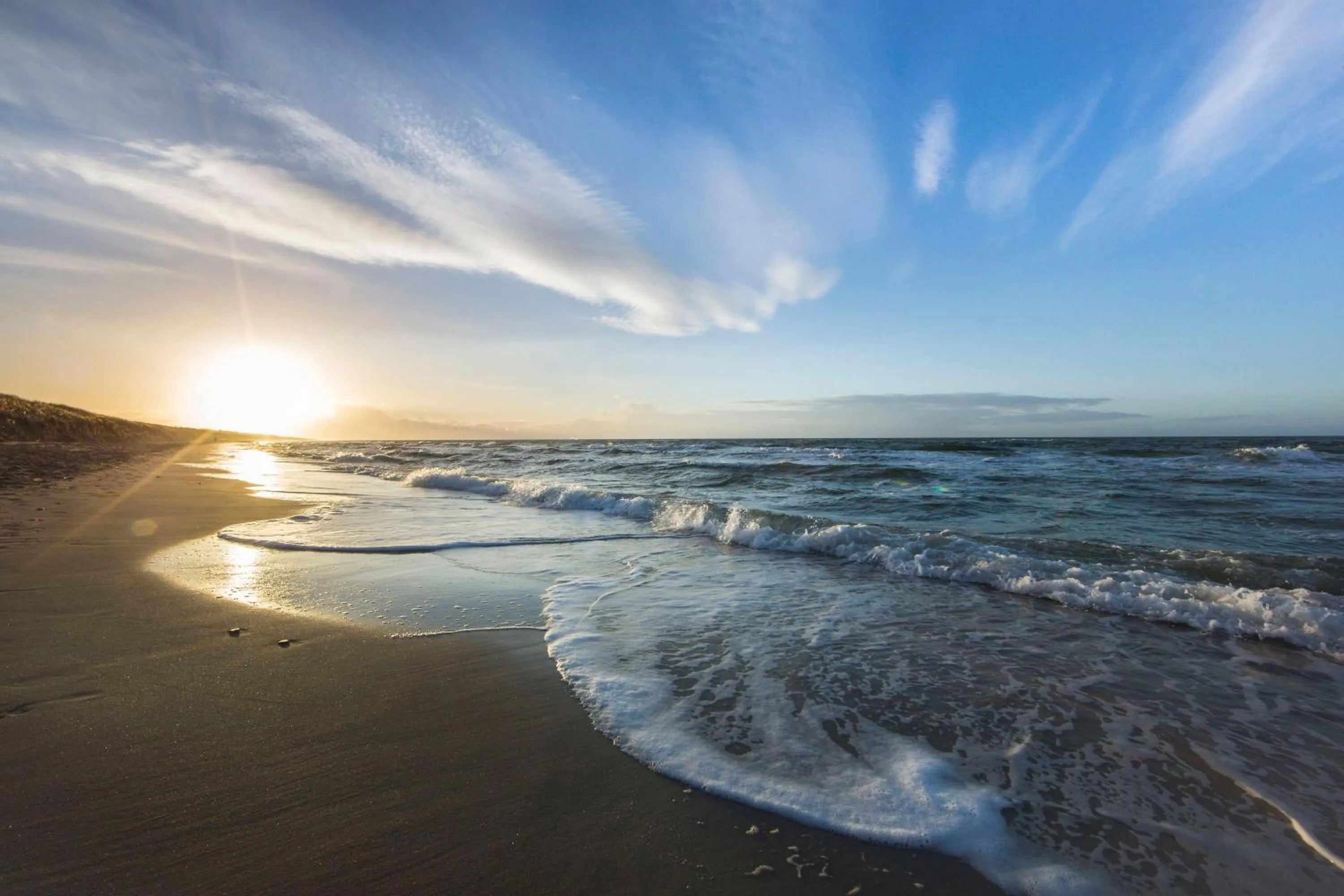 Beach in Ferienwohnungen Dünenmeer