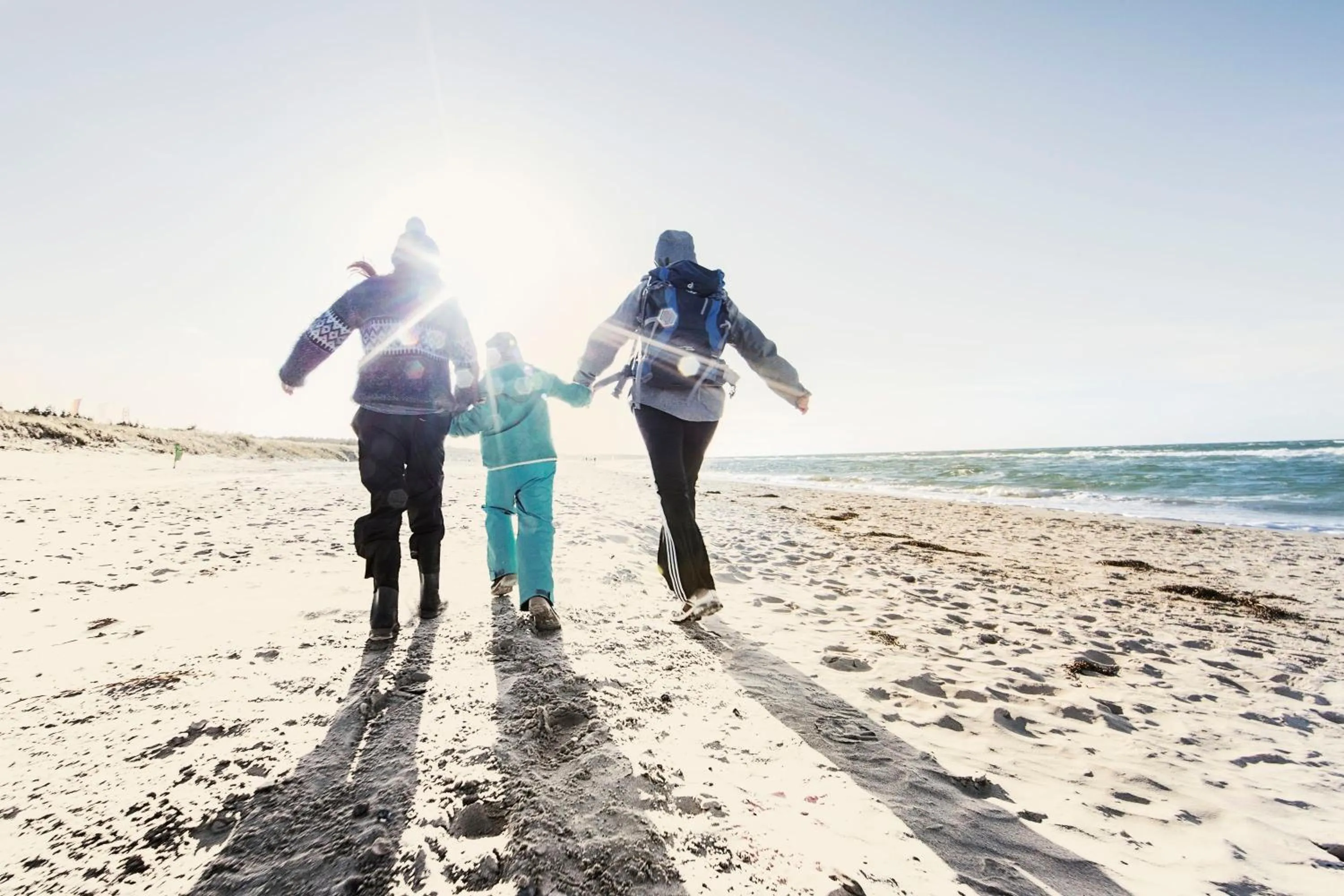 Beach in Ferienwohnungen Fischland