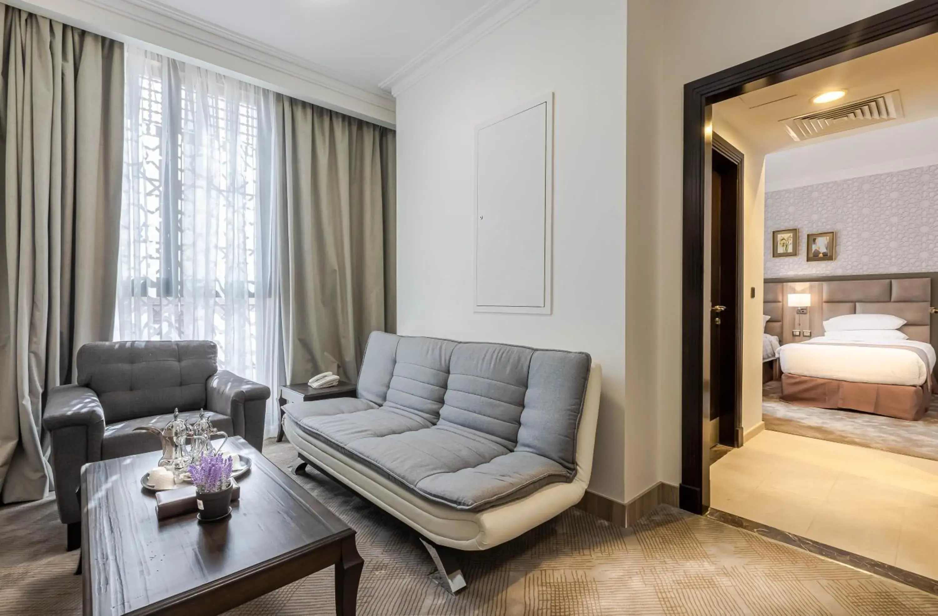 Living room, Bed in Faraj Almadina Hotel Living room, Bed in Faraj Almadina Hotel