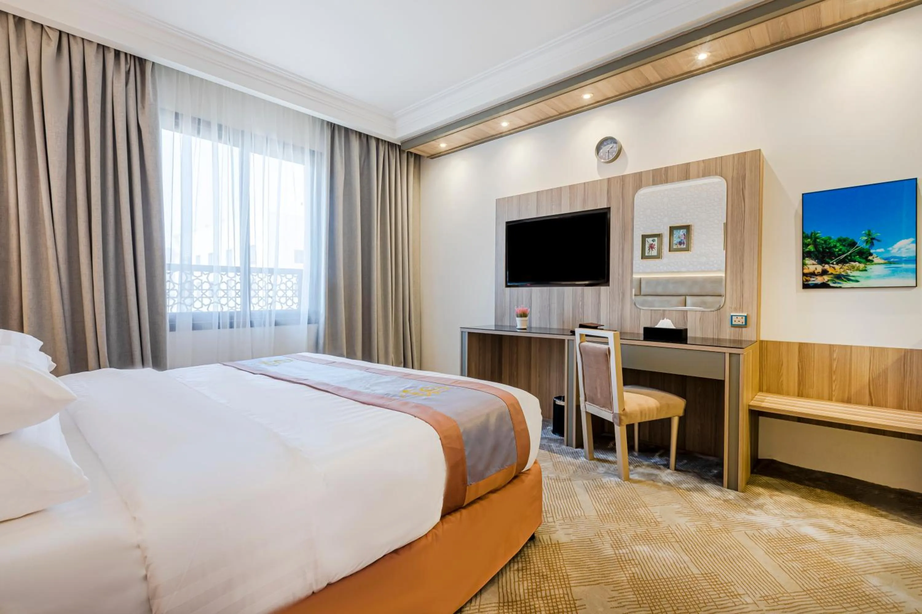 Photo of the whole room, Bed in Faraj Almadina Hotel