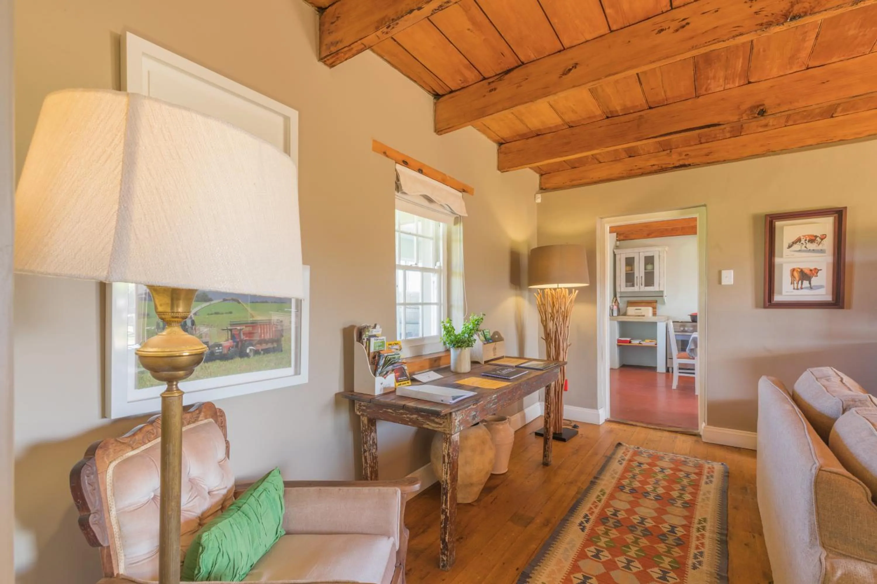 Living room in Libertas Guest Farm