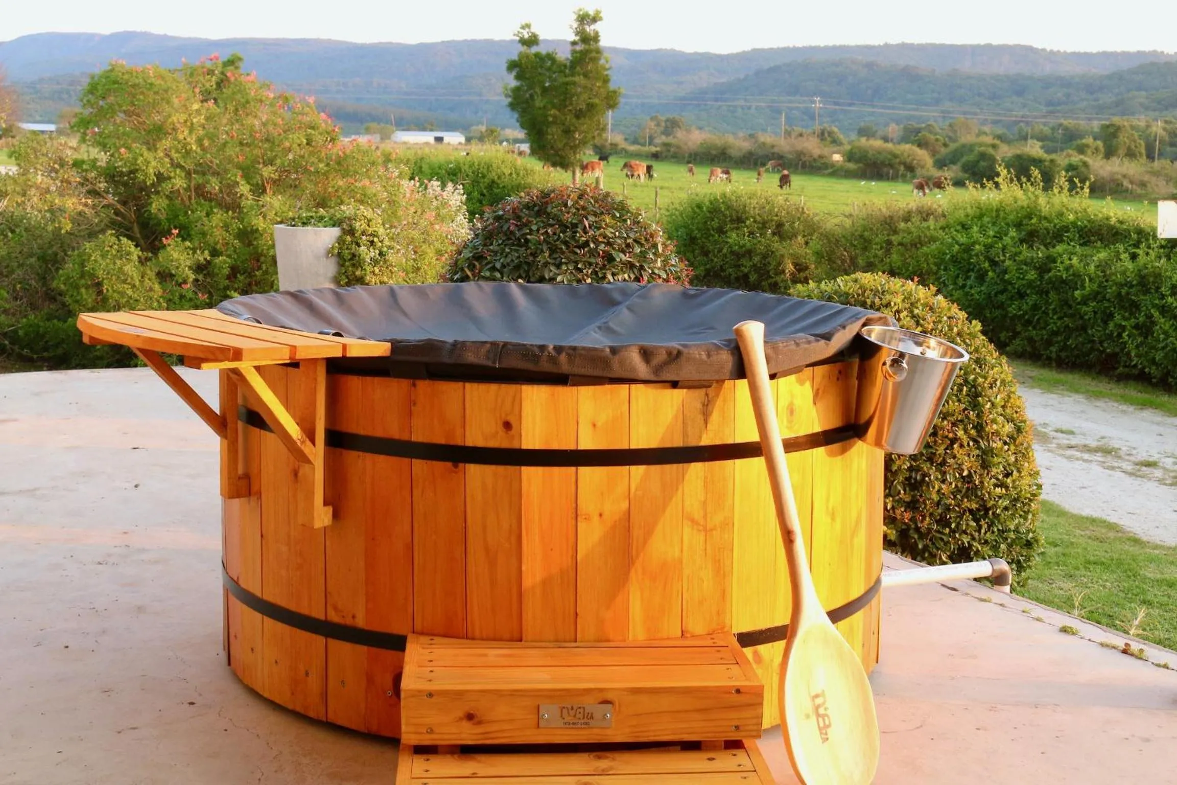 Swimming pool in Libertas Guest Farm