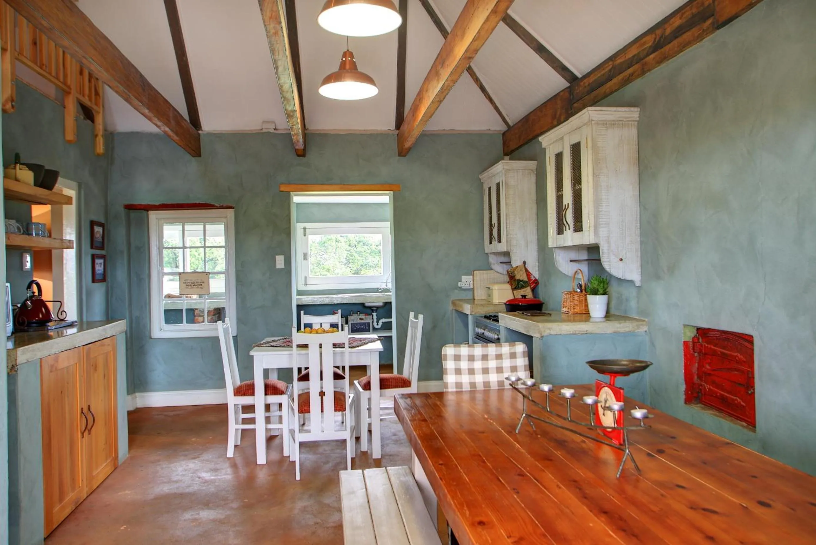 Kitchen or kitchenette in Libertas Guest Farm