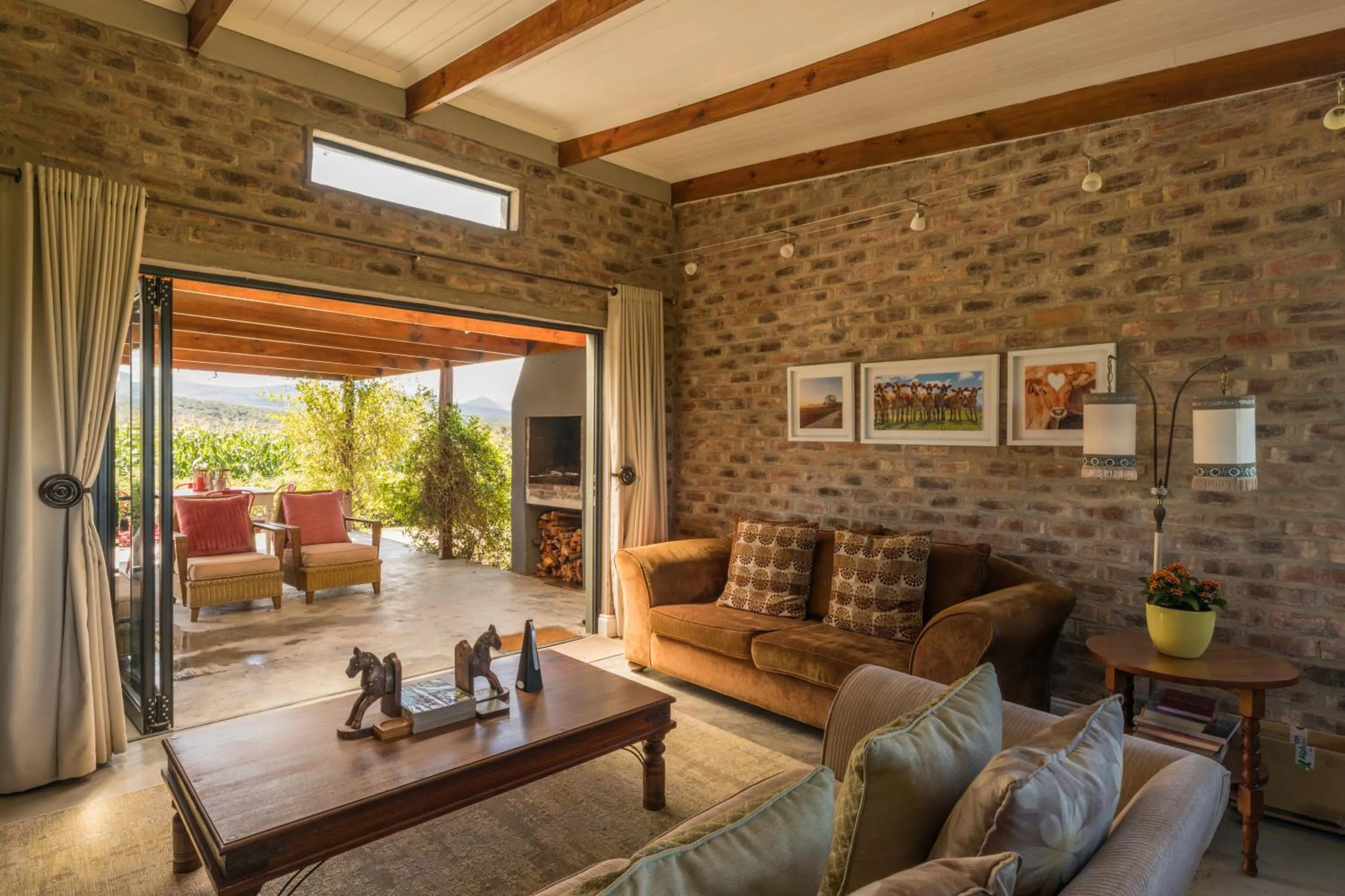 Living room in Libertas Guest Farm